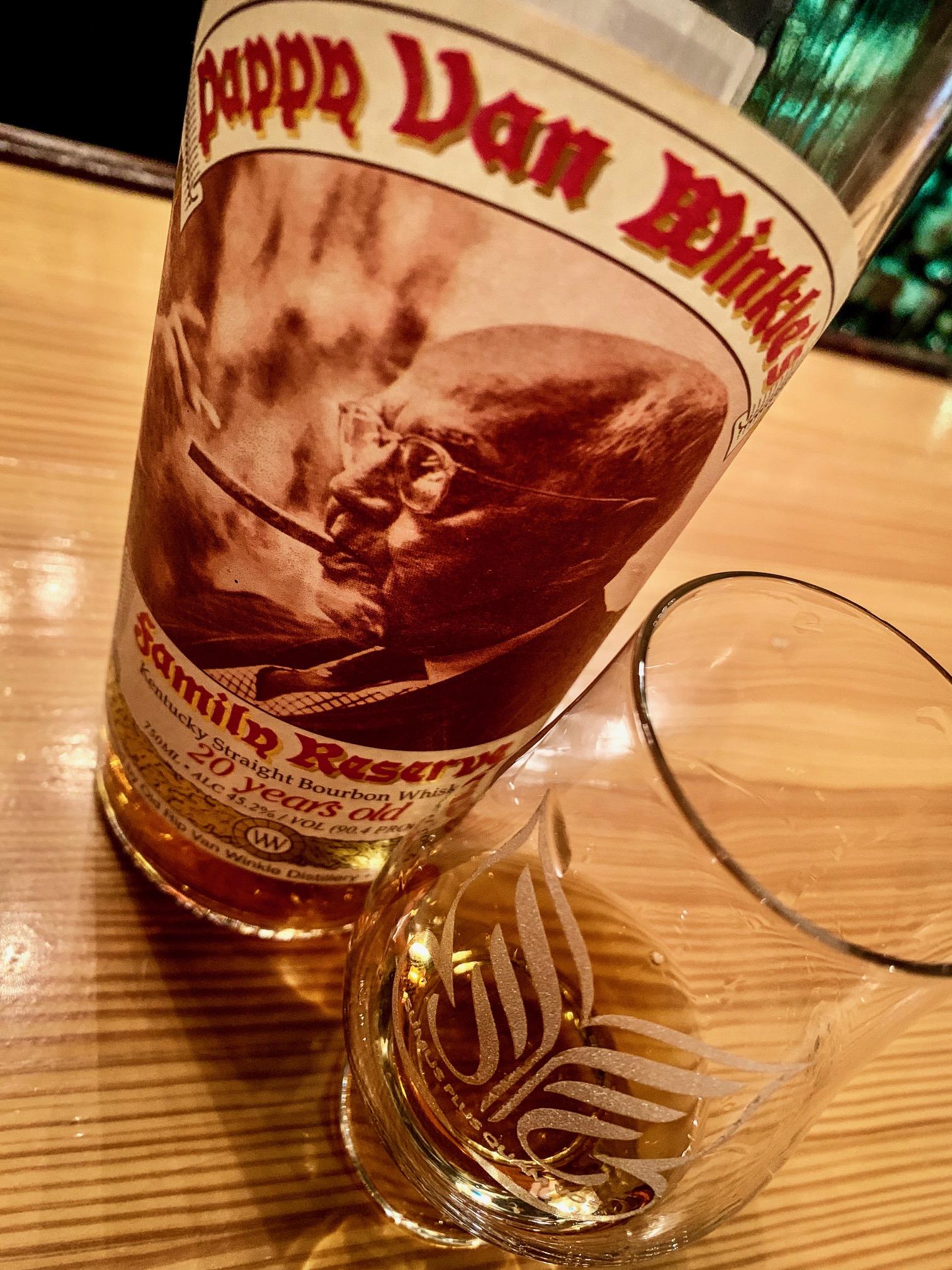 Review 181 Pappy Van Winkle 20 Year (2018) bourbon