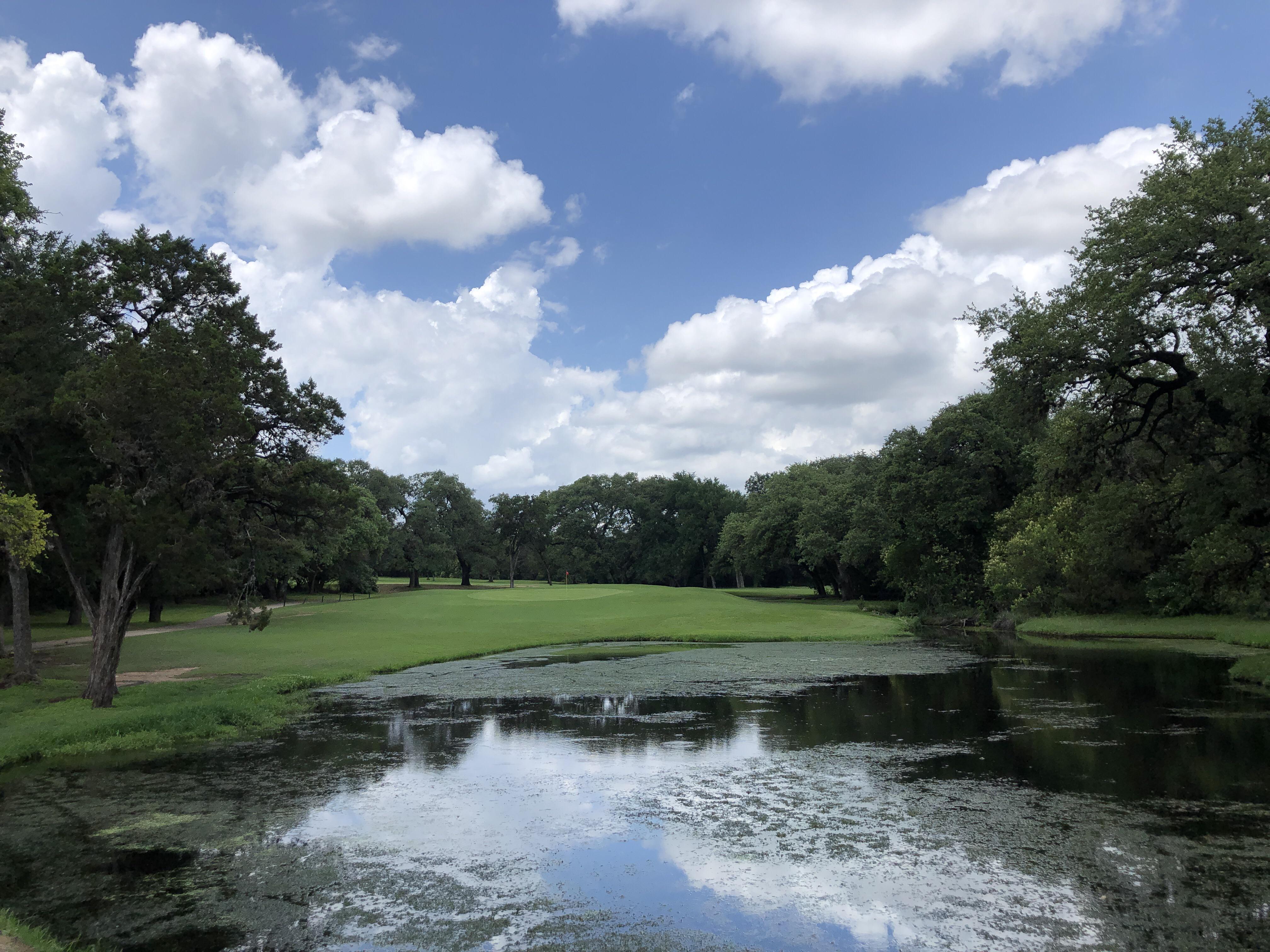 Lions Municipal GC (Muny), Austin TX, par 3 17th r/golf