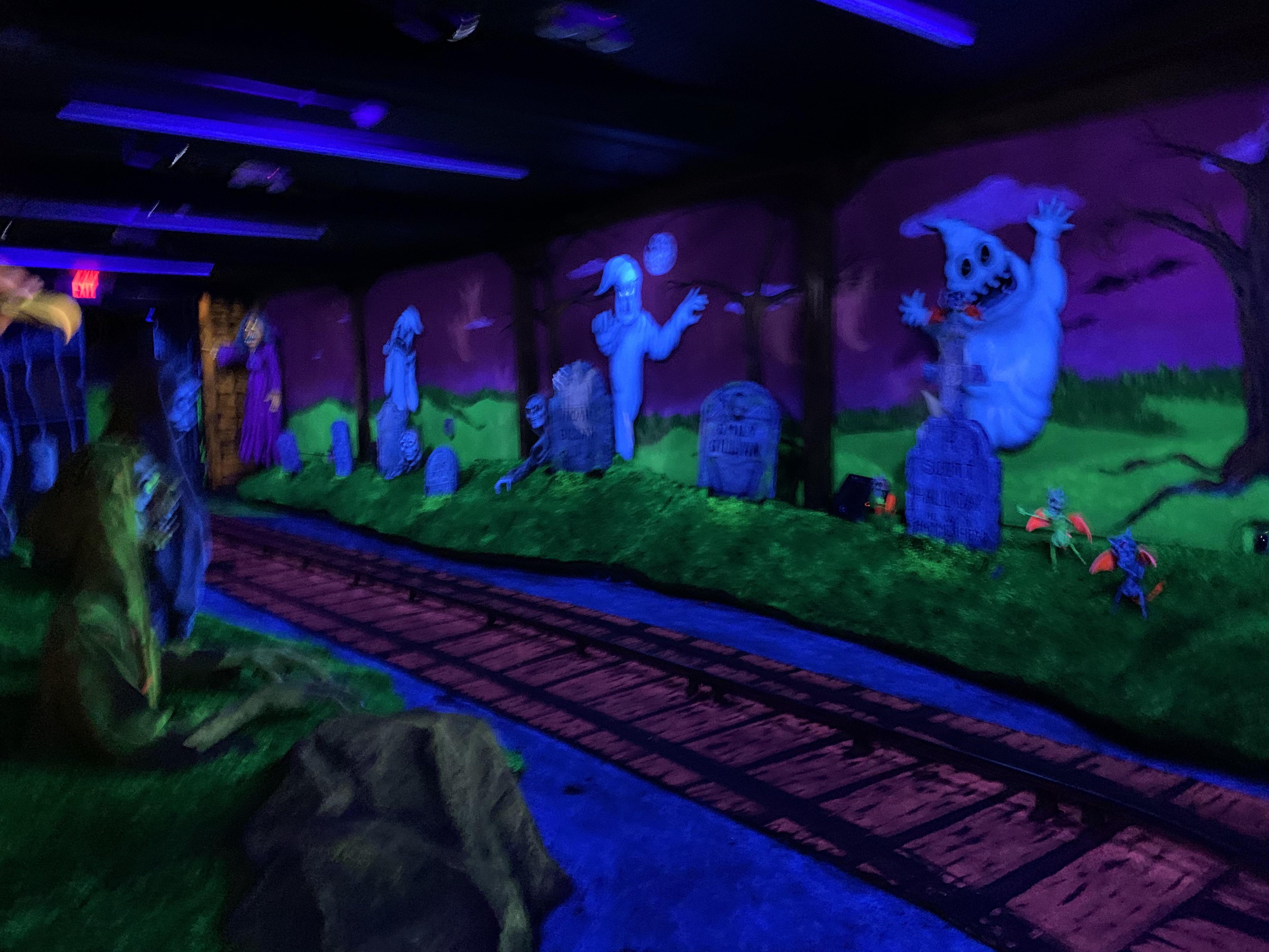 Not sure if this qualifies, but this pic I took on a haunted house ride