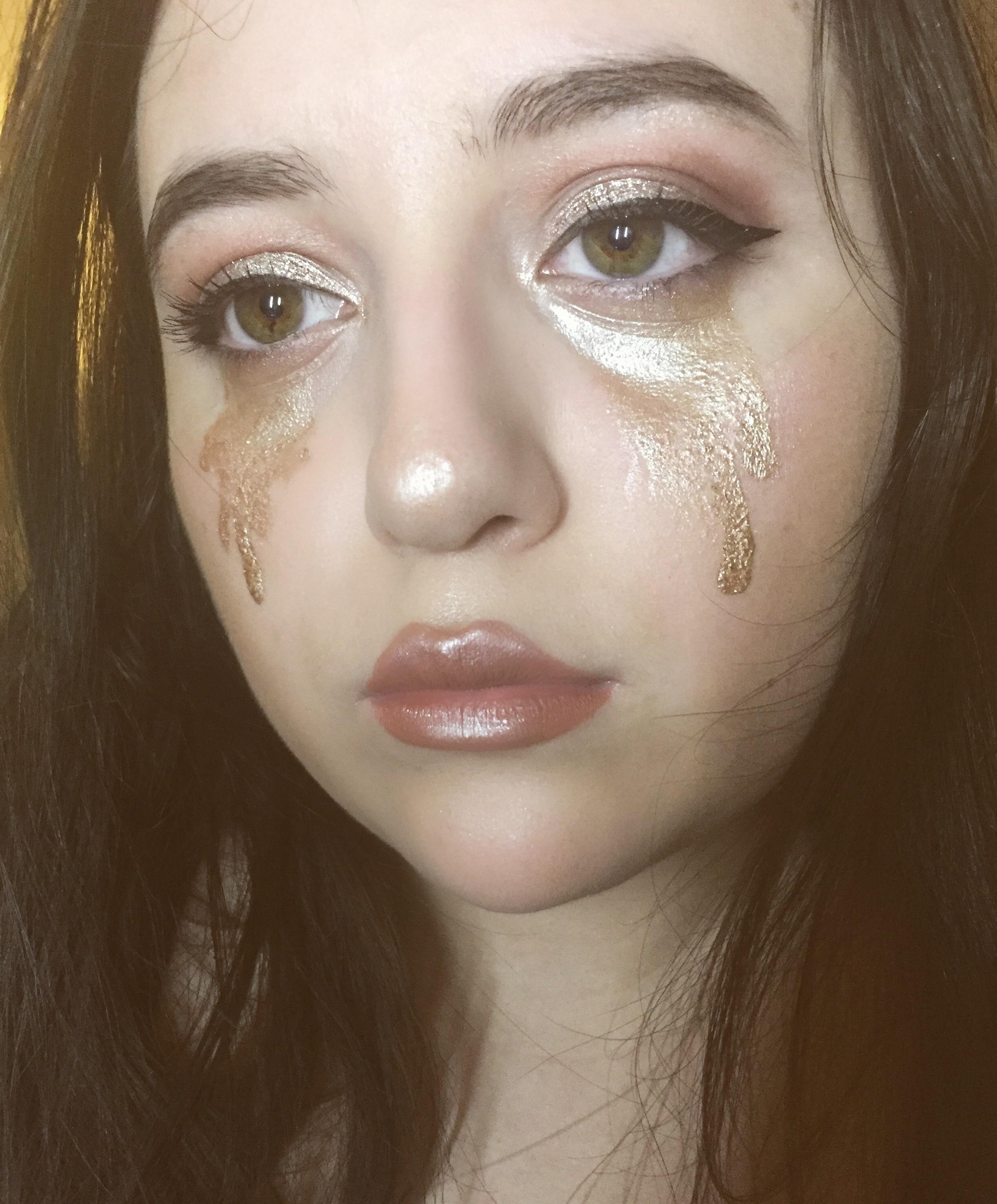 "Golden Tears" UnconventionalMakeup