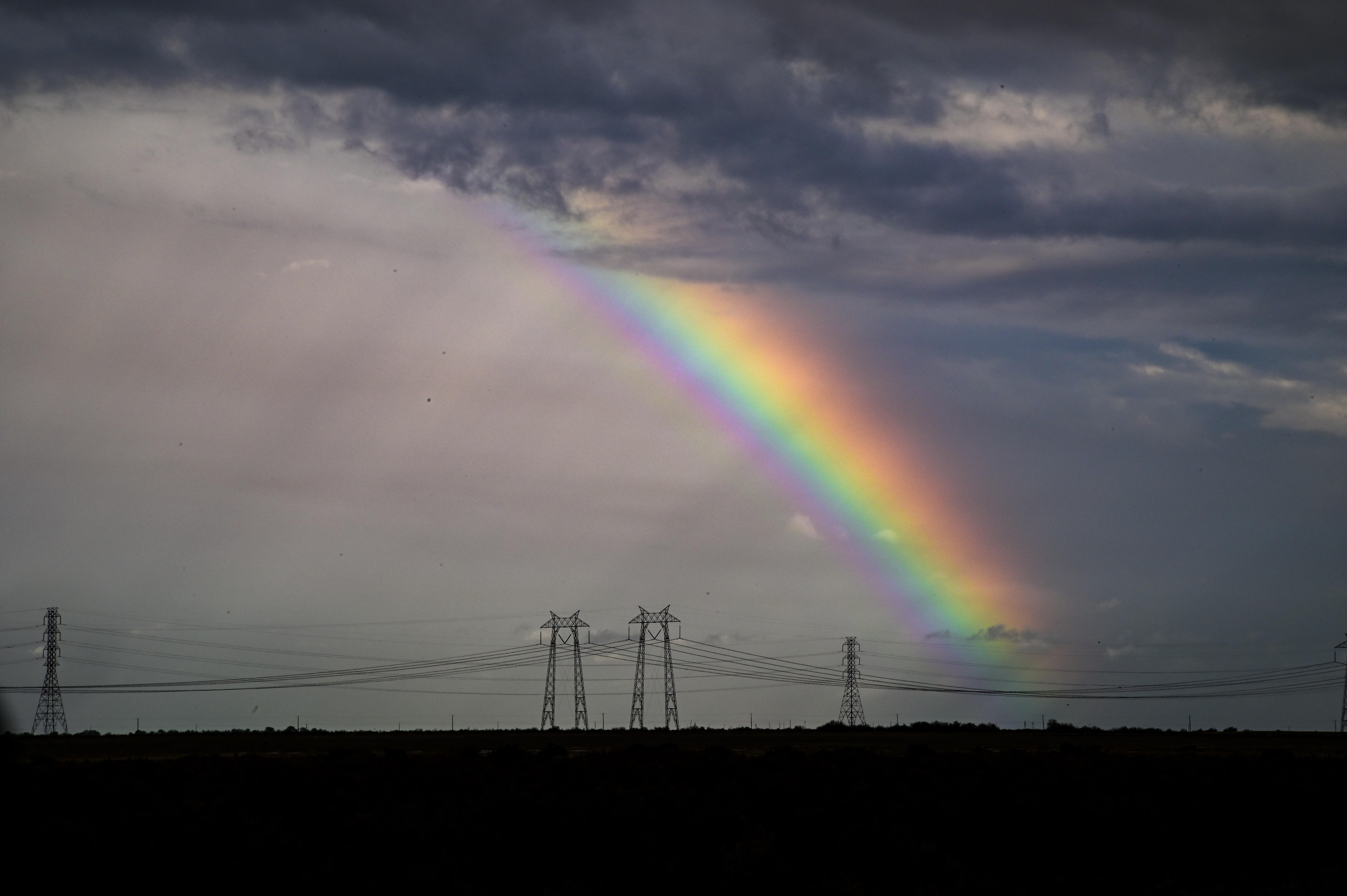 “A trick of the light” stopped off of the 5 freeway near Lost Hills CA