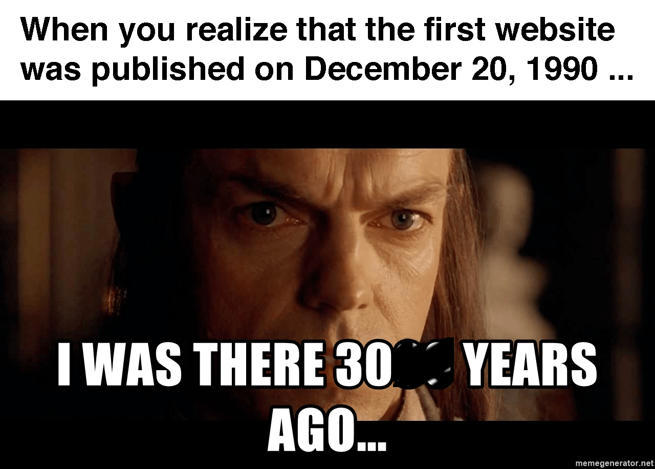 Thanks to Sir Timothy BernersLee r/lotrmemes