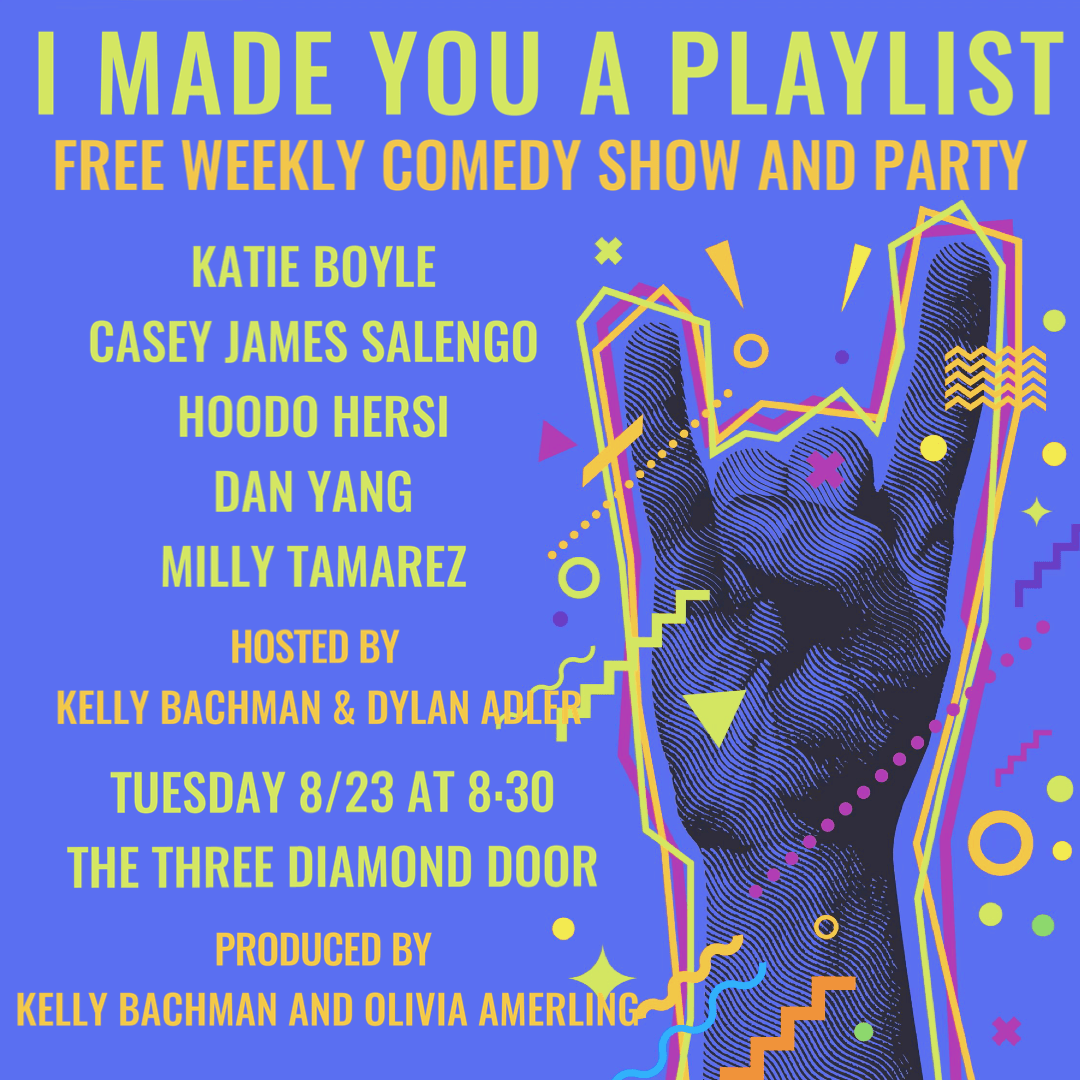 Another Tuesday, another free comedy show at The Three Diamond Door