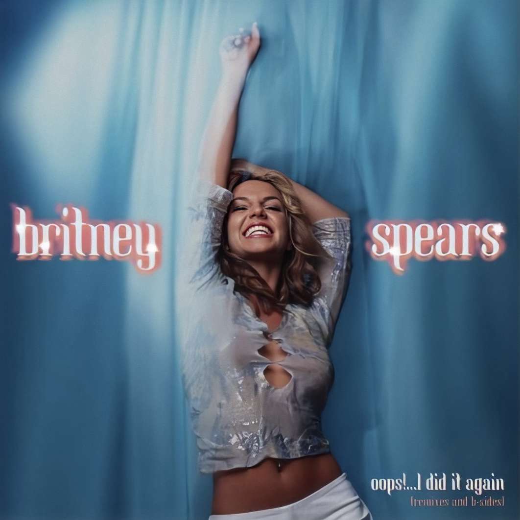 Cover for the 20th anniversary edition of Britney Spears' "oops!... I did it again" album popheads