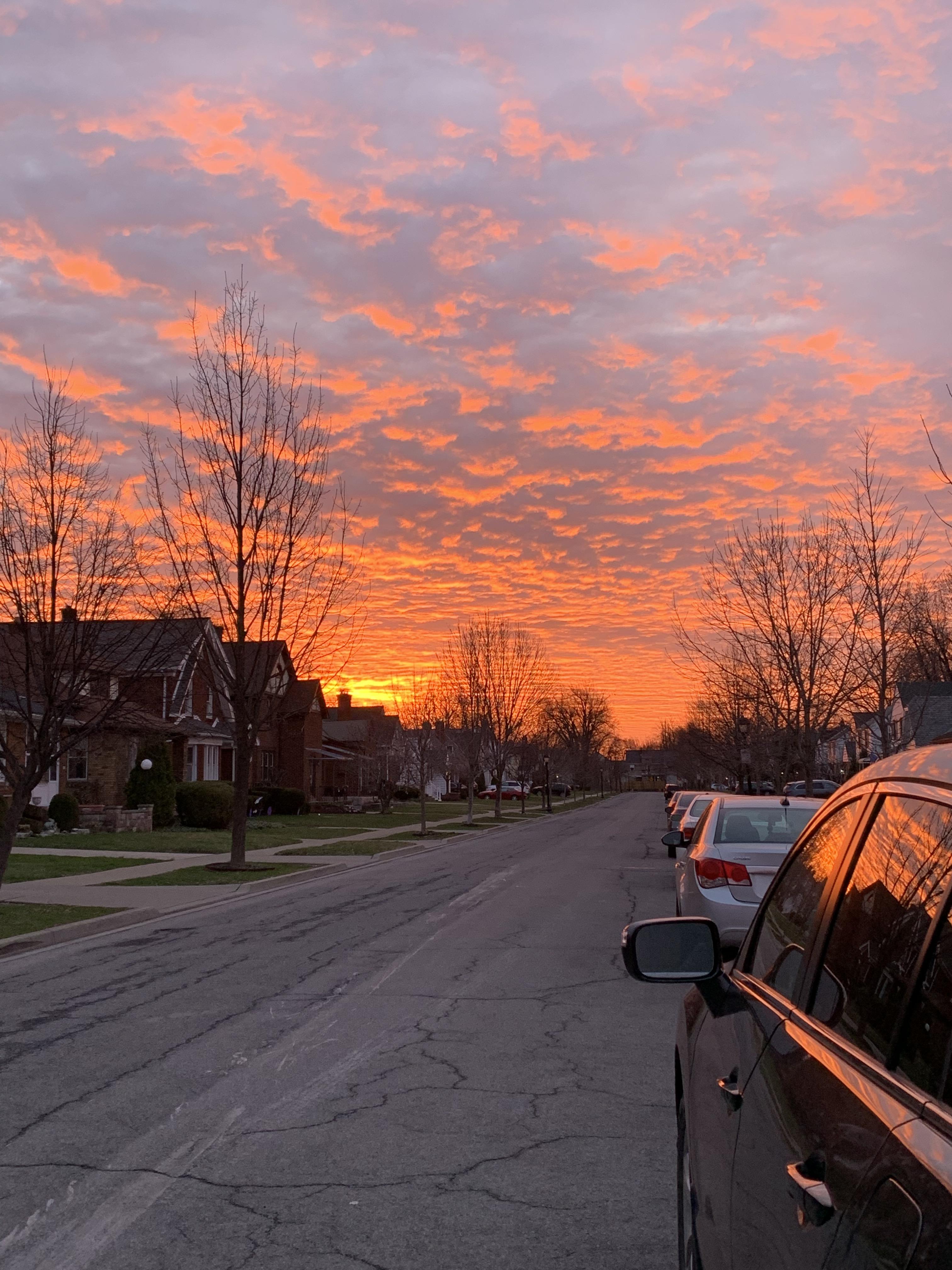 Morning sky Kenmore NY r/Buffalo