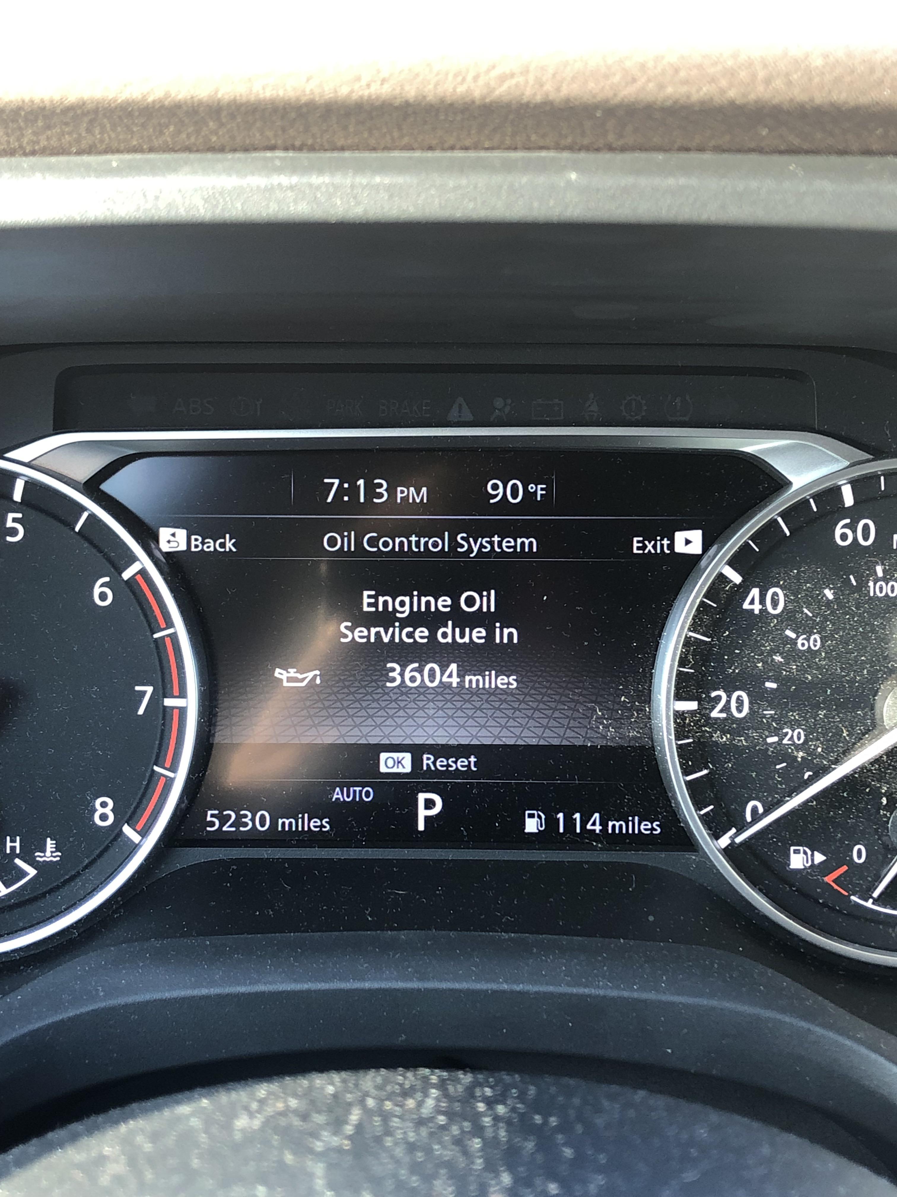 Oil change intervals? r/NissanRogue