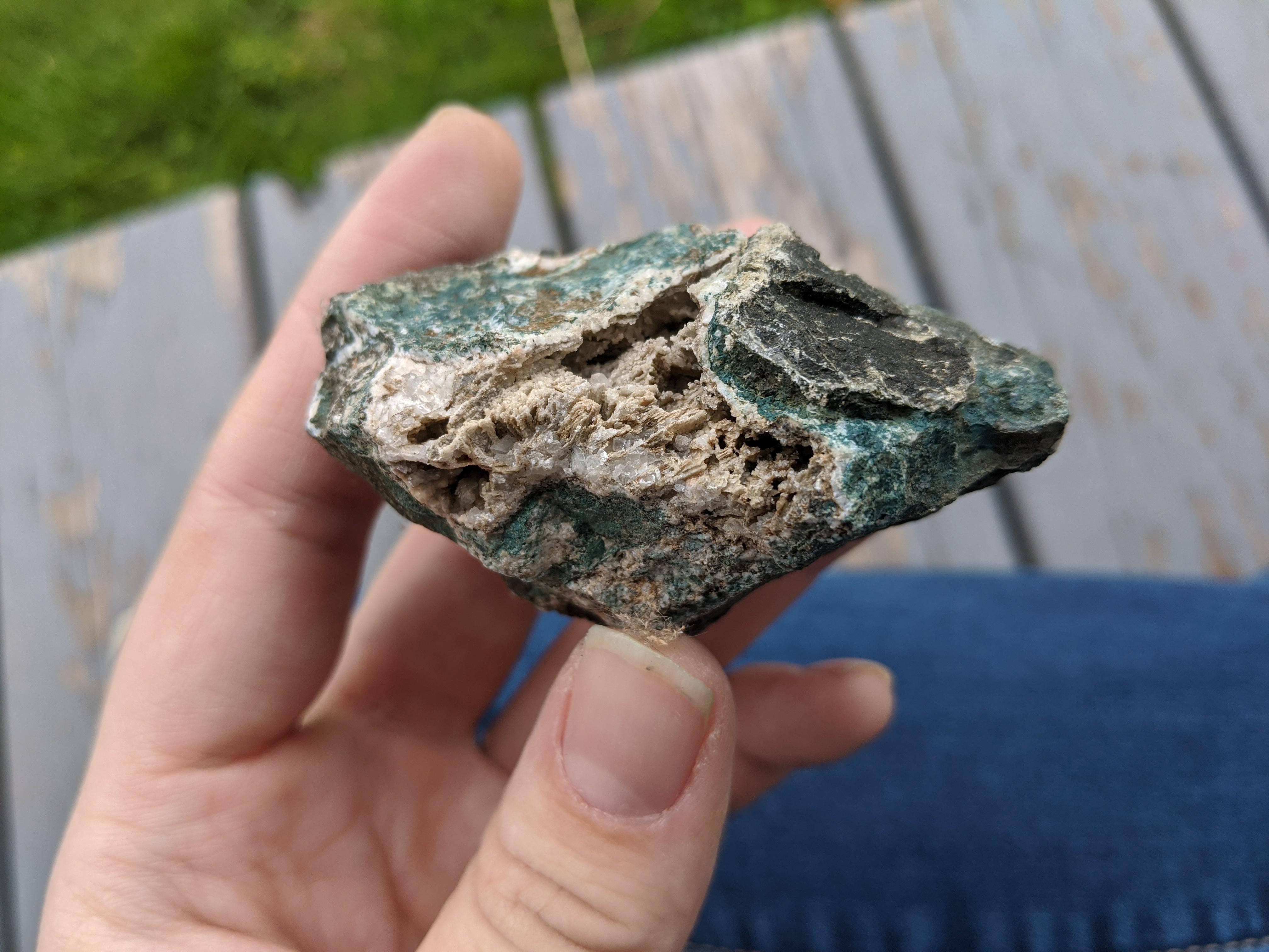 Found around 5 or 6 years ago at the New Street Quarry in Paterson, NJ
