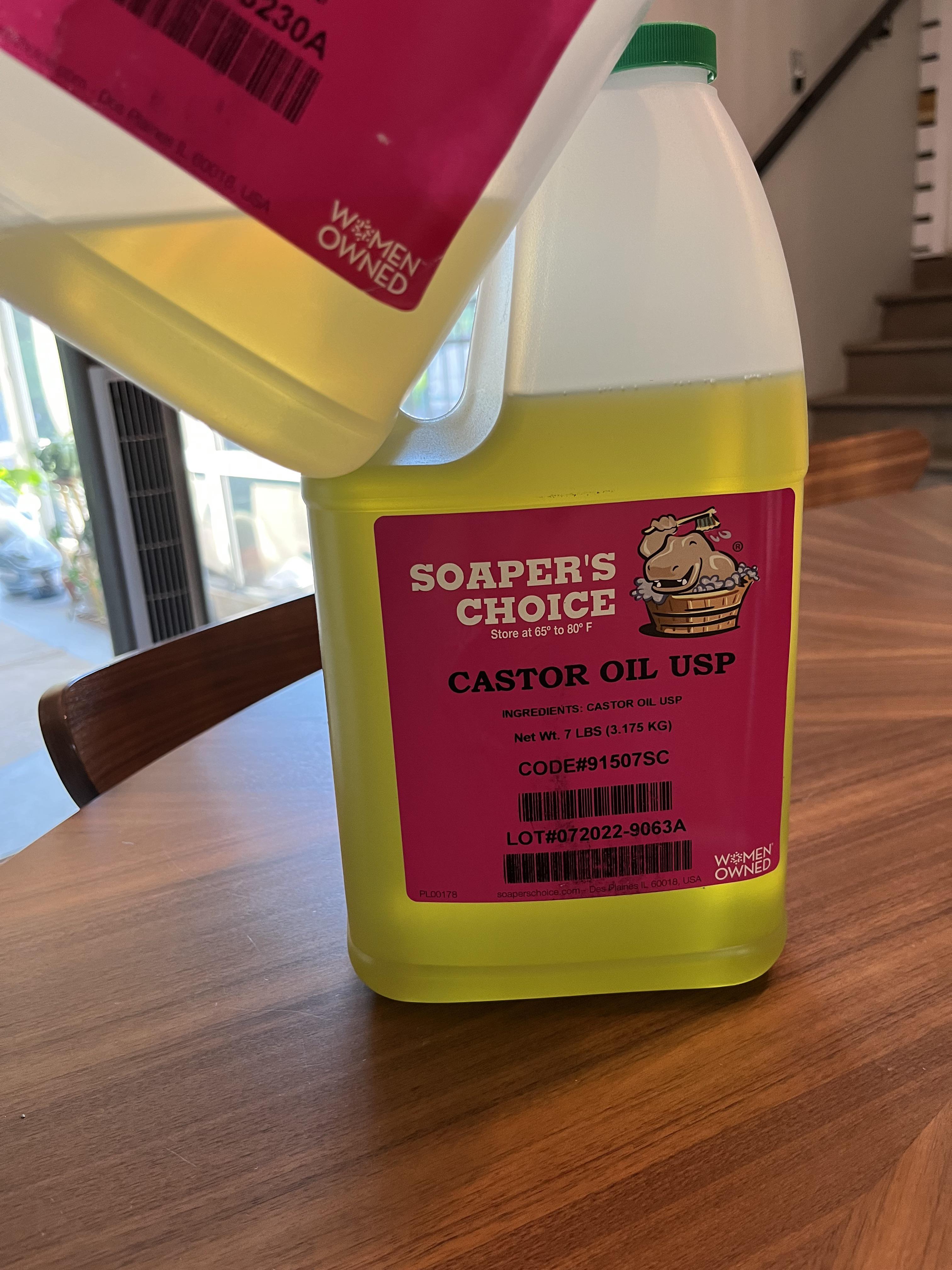 Is this castor oil (full bottle) okay? I just got it from soapers