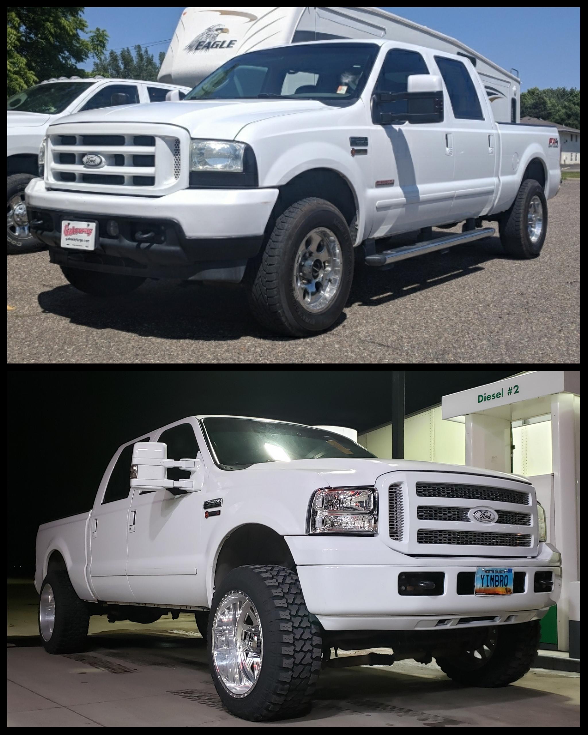 2004 Ford F250 6.0 Powerstroke. She's changed a little @frosty_6oh : r