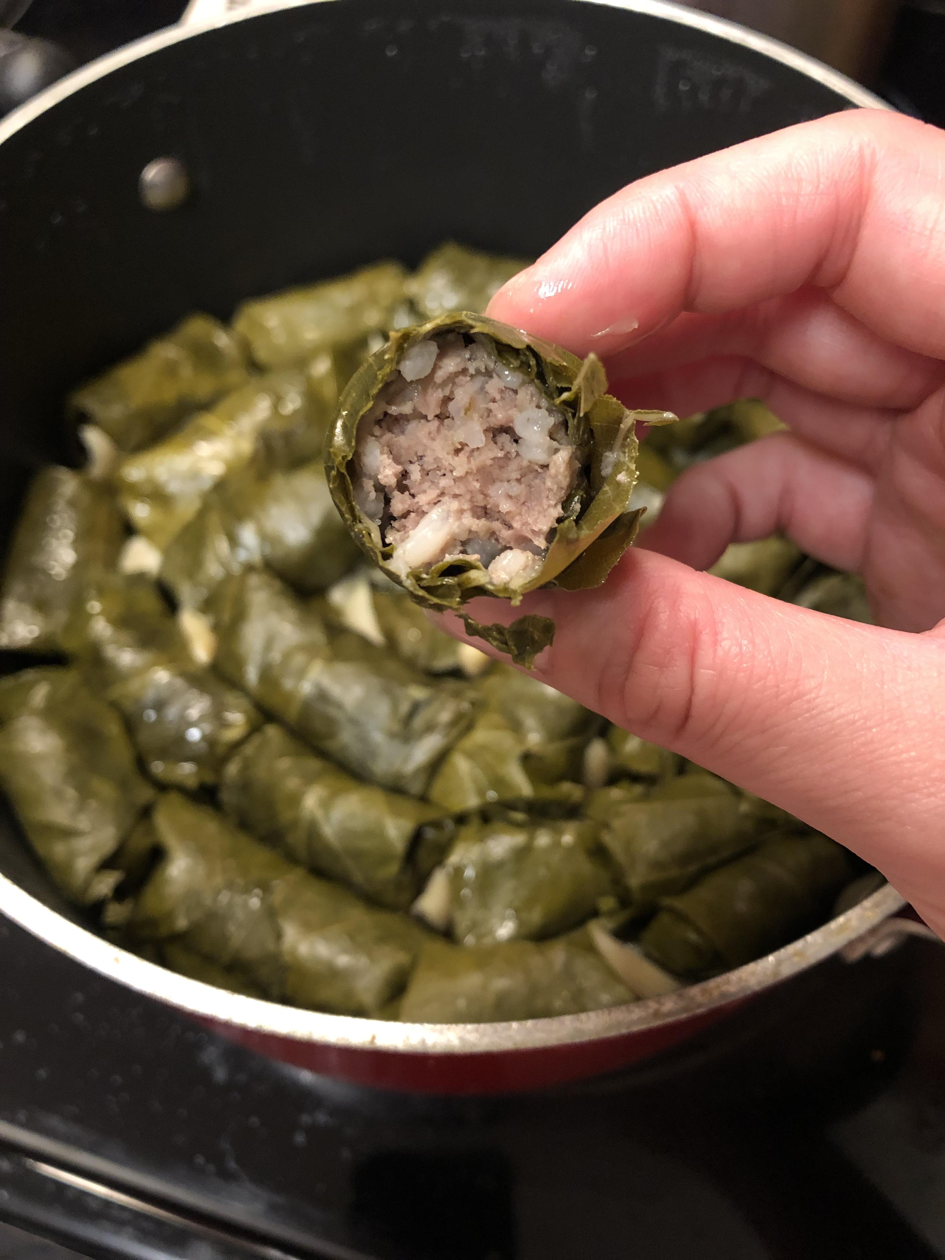 made vine leaves for the first time, i’d say they turned out pretty