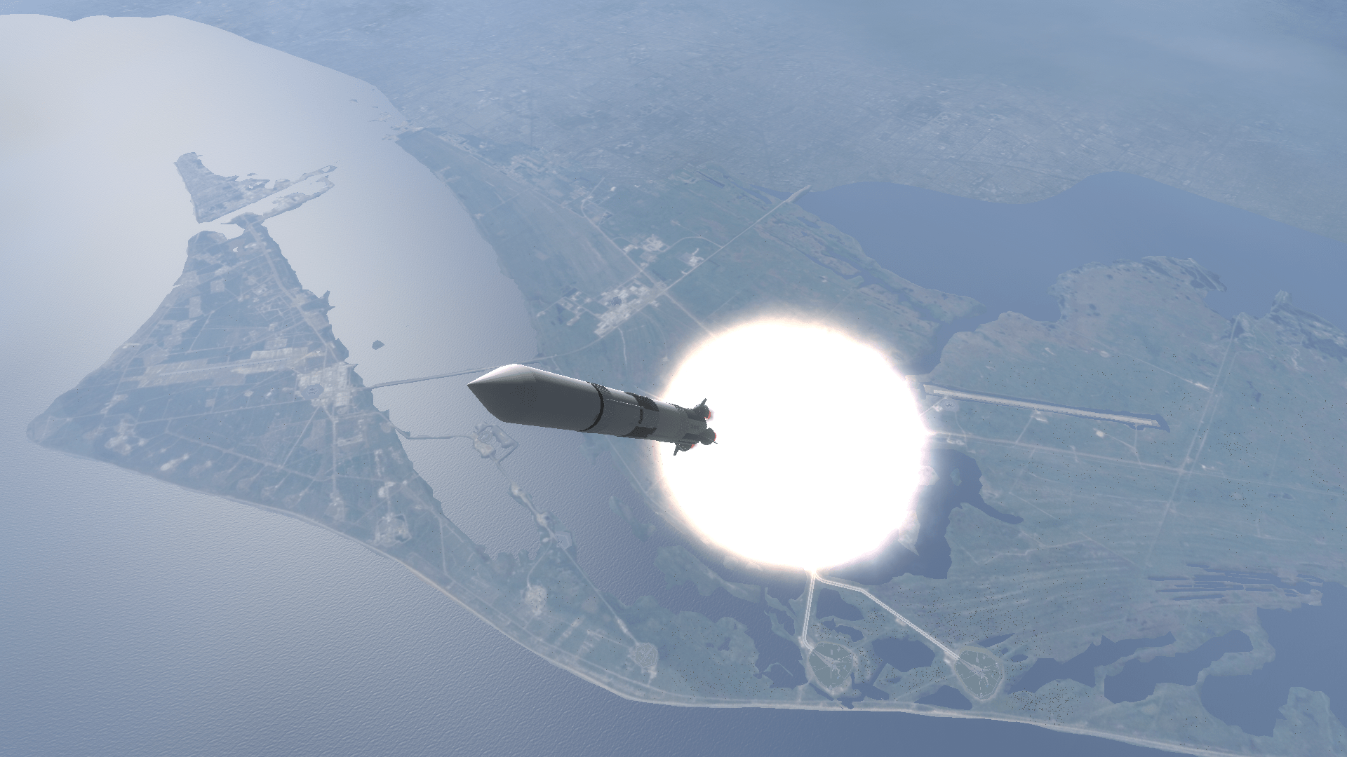 MLV Saturn V1 ascending into orbit r/RealSolarSystem