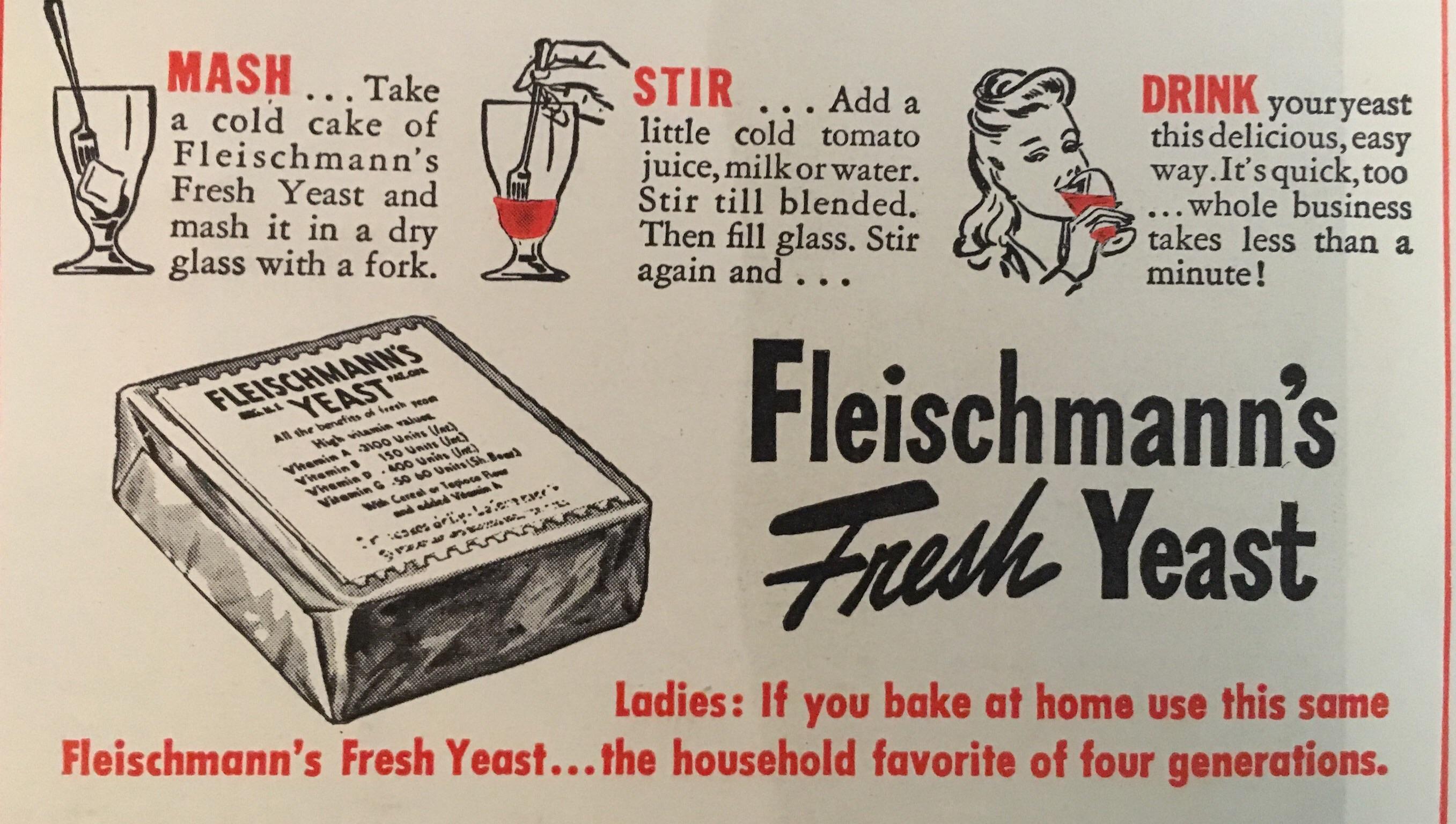 Fleischmann’s Fresh Yeast (The Saturday Evening Post 1941) r/vintageads
