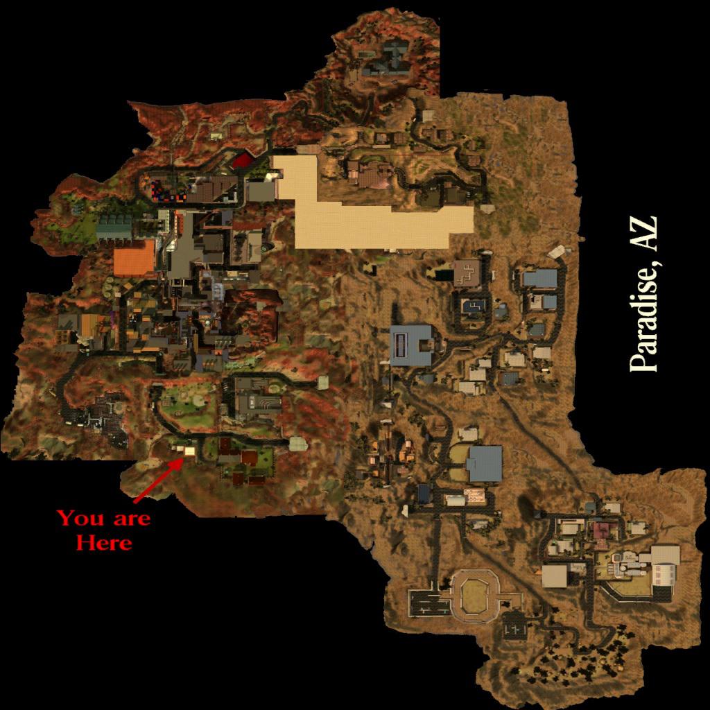 Full Postal 2 map from top down r/postal