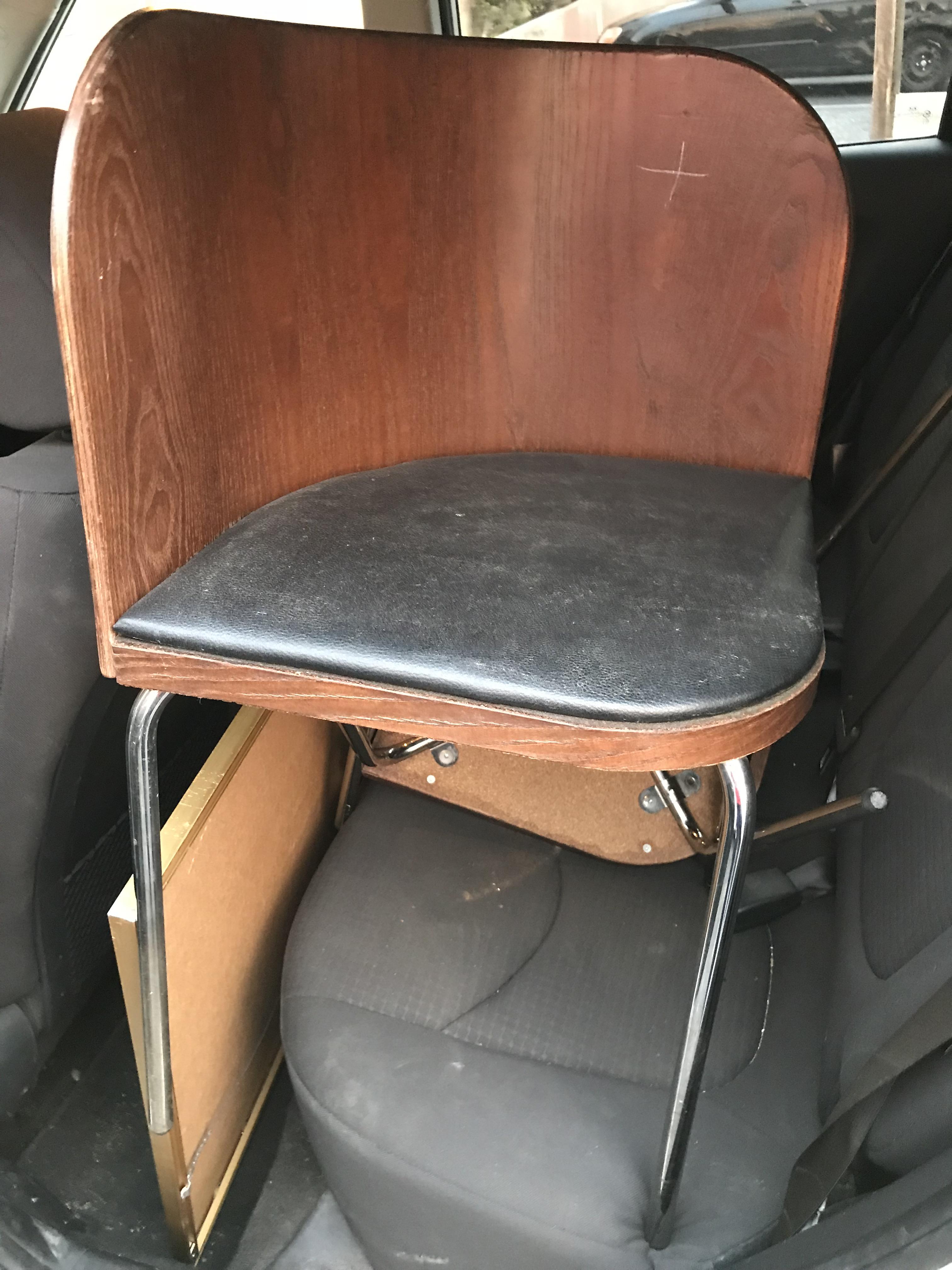 Some funky vintage chairs today for just a few bucks each. I seem to remember them as part of a