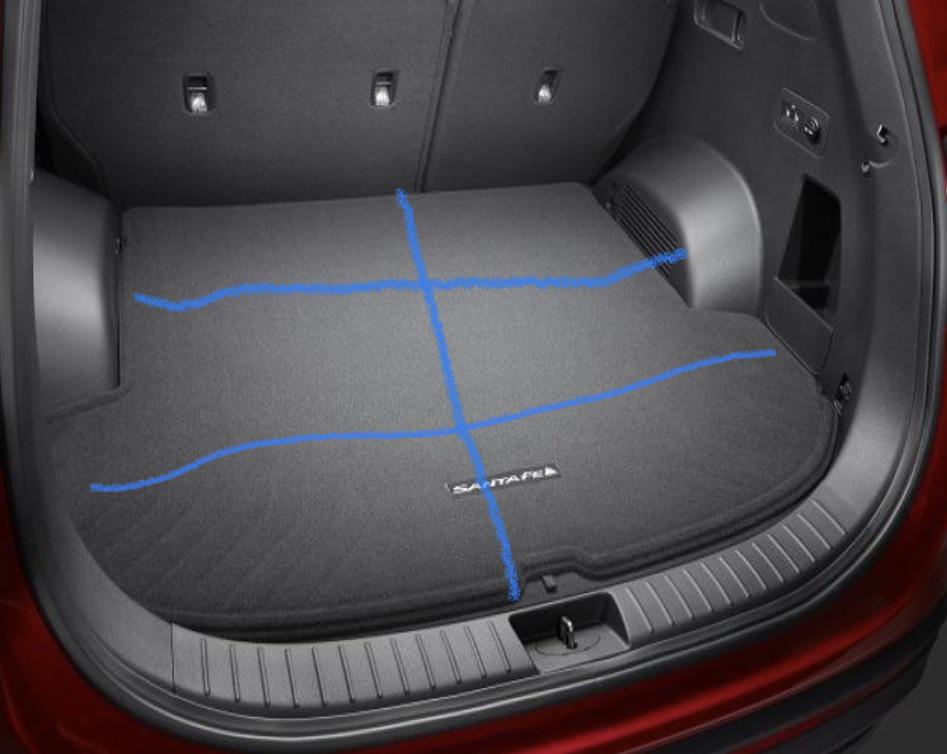 2022 cargo area measurements? r/HyundaiSantaFe