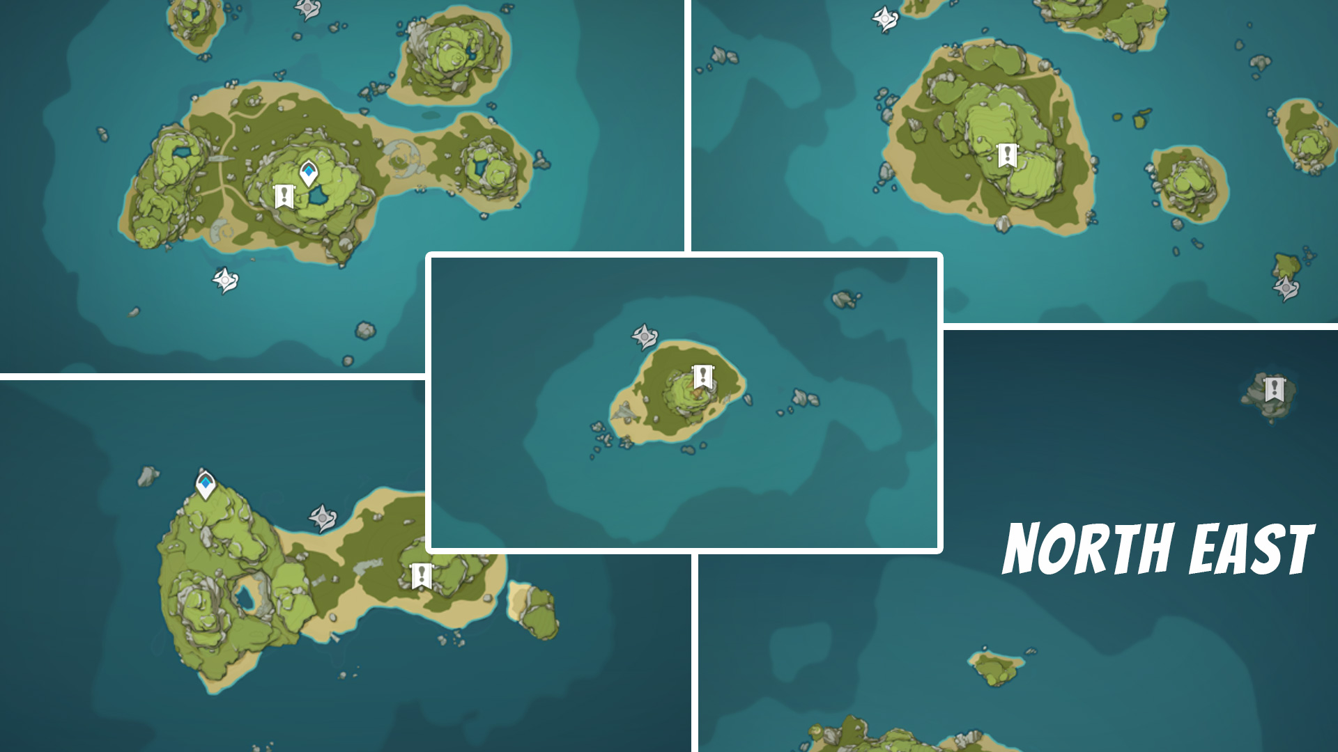 All Murals Location r/Genshin_Impact