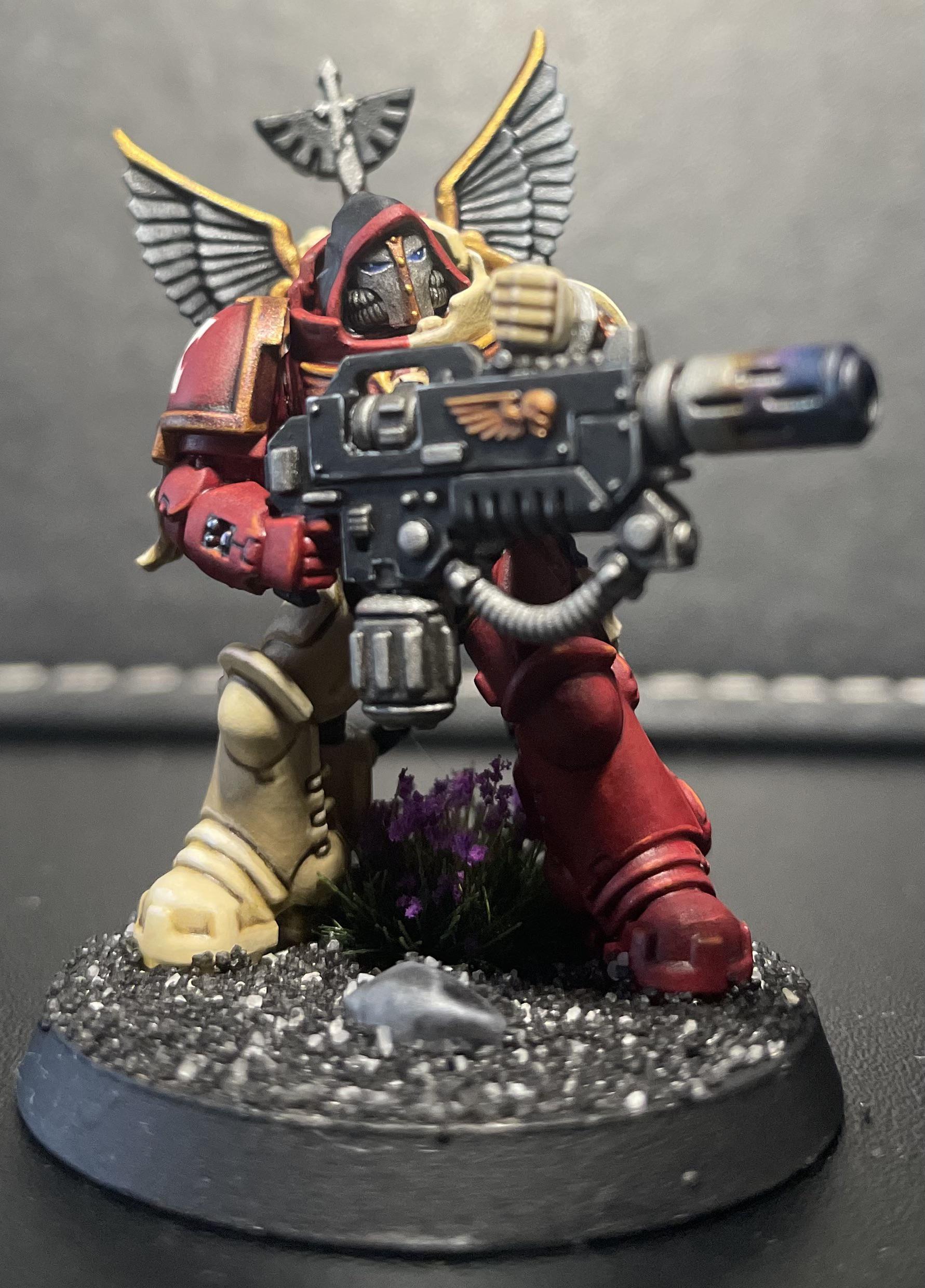 And he’s done! Testors dullcote really brings out the best in your