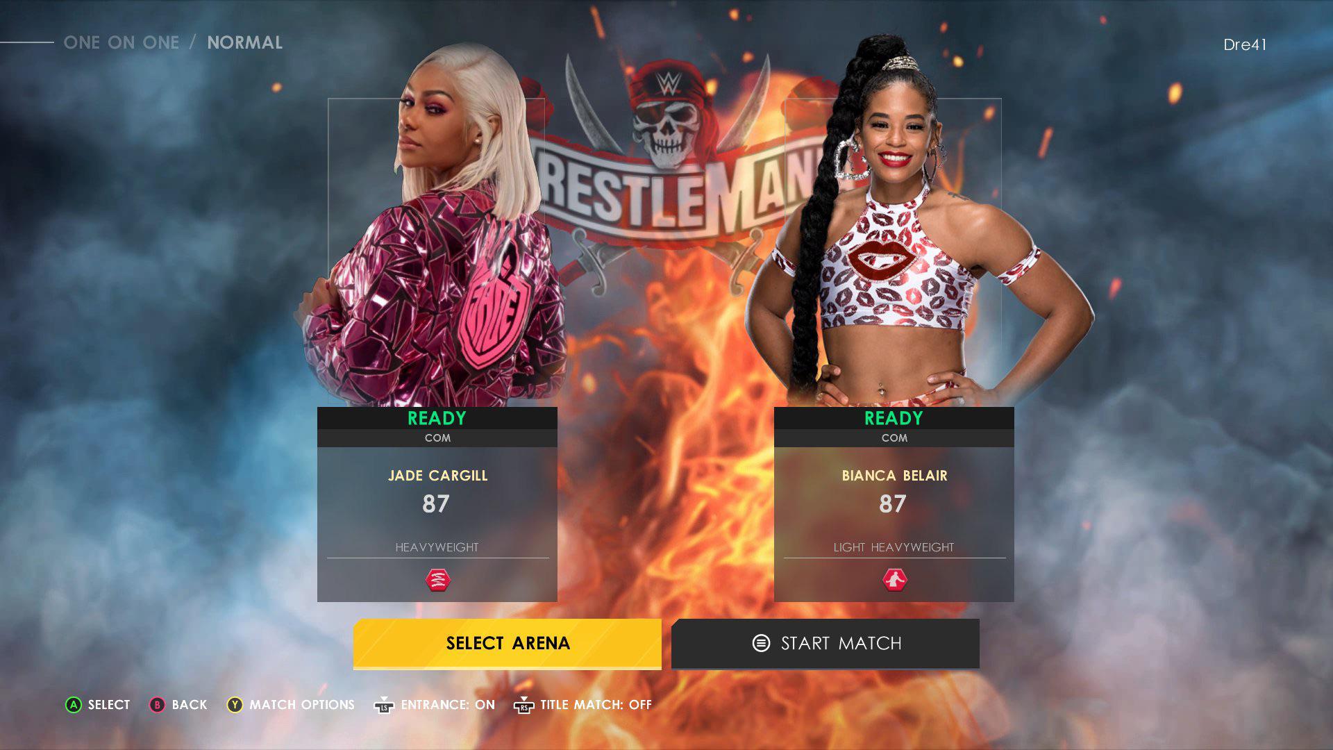 You can add renders in WWE 2K22, making for some pretty cool matchup
