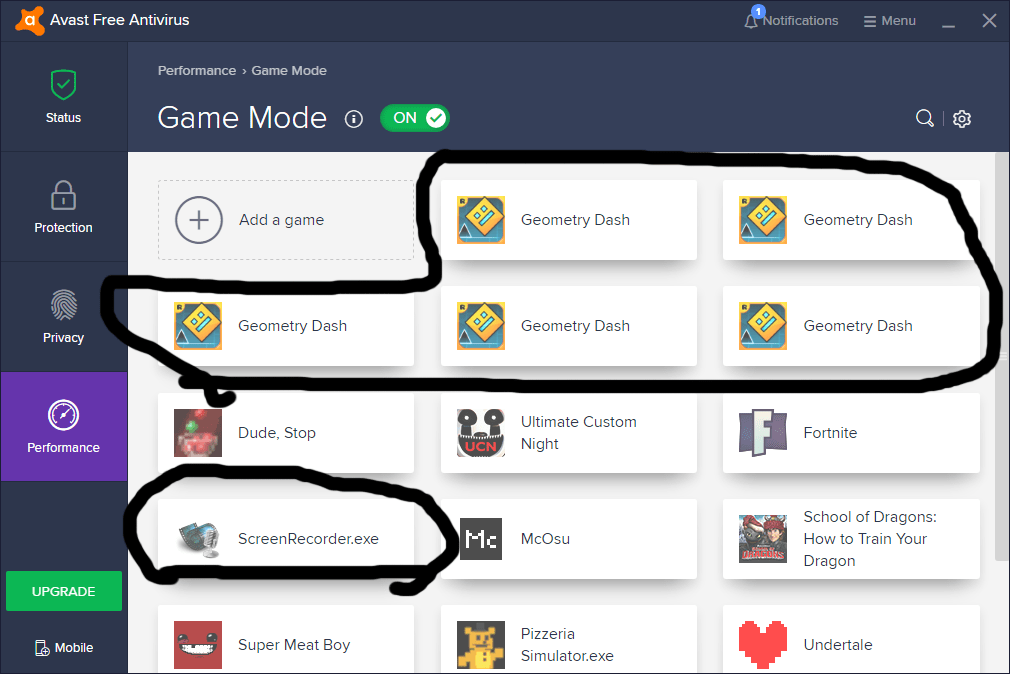 Avast Game Mode does not work as intended r/TechNope