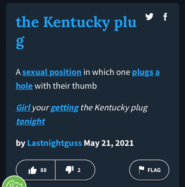 Today marks the 2 year anniversary of the Kentucky plug on urban dictionary r/brandonherrara