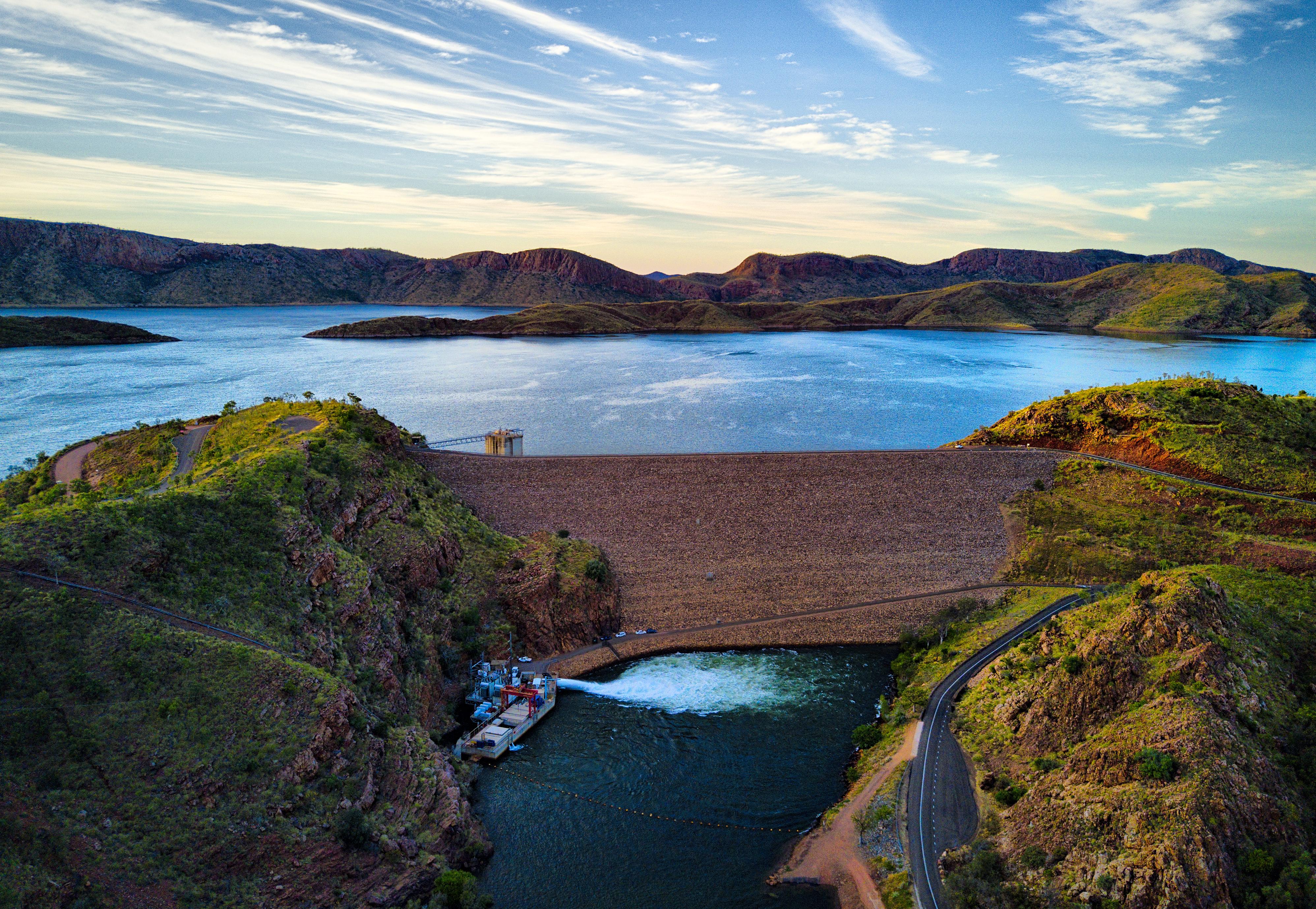 Ord River Dam, Lake Argyle. perth