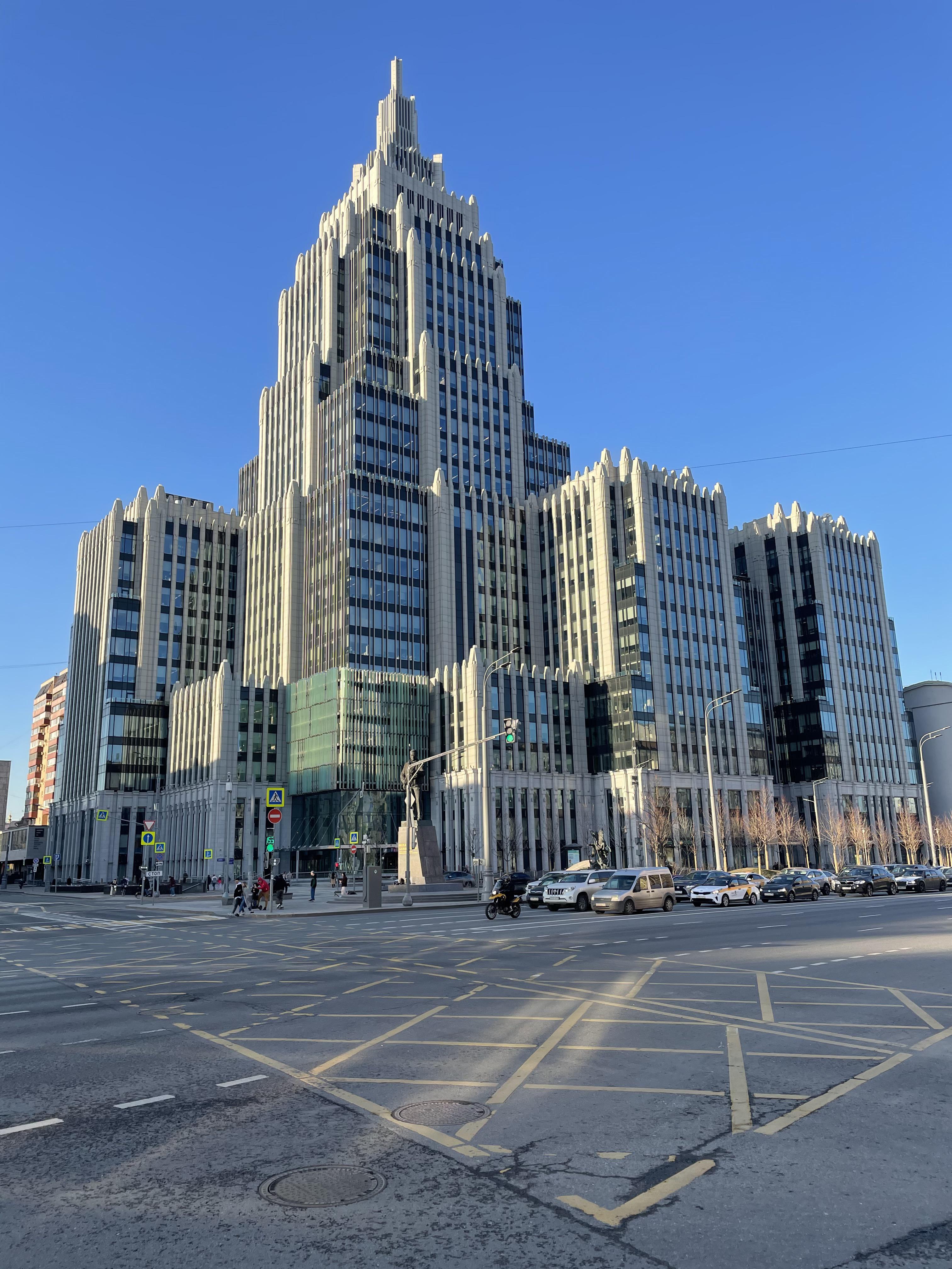 Modern Ziggurat. Moscow (Deco Elements). r/ArtDeco
