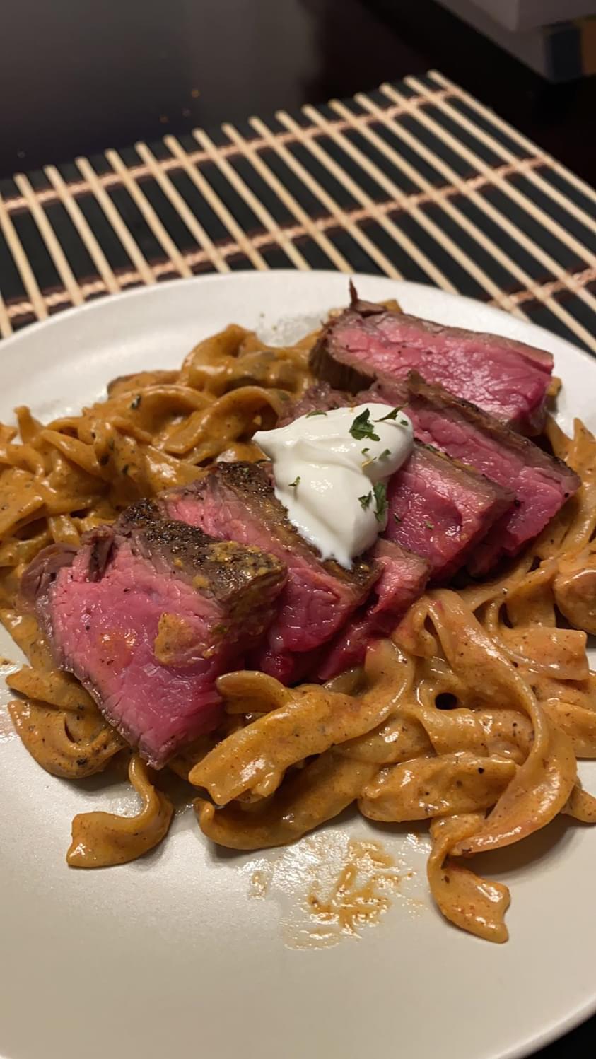Trying out Babish’s Beef Stroganoff r/bingingwithbabish