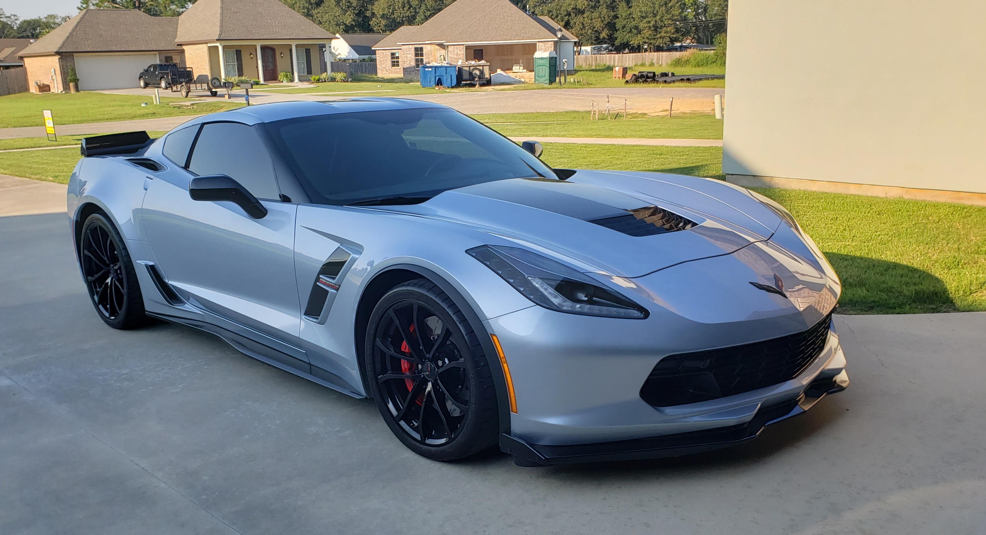 My 2017 Grand Sport. Sterling Blue Metallic. Love the color. r/Corvette