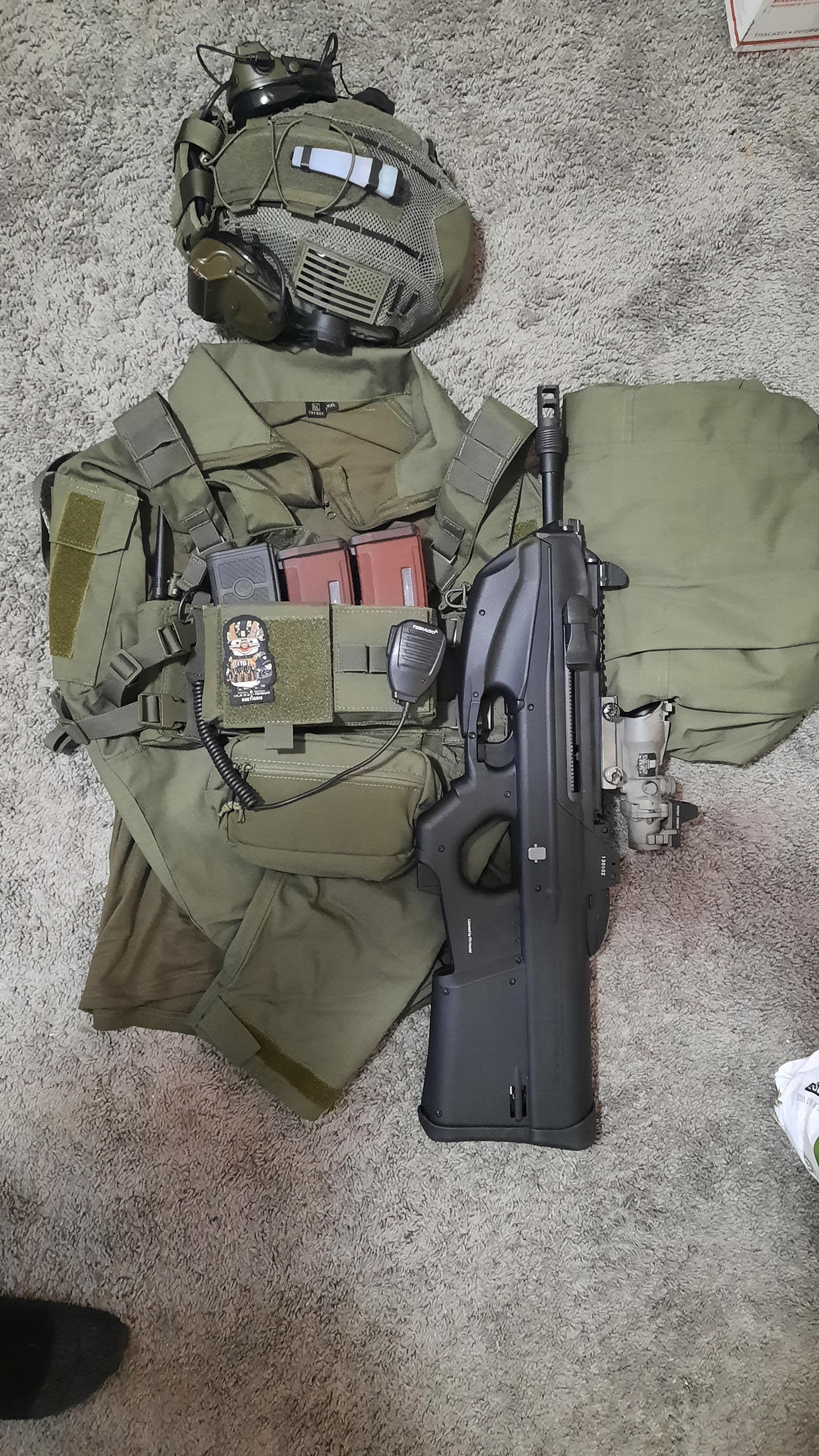 for Ranger green build. Ignore the tuna. r/airsoft