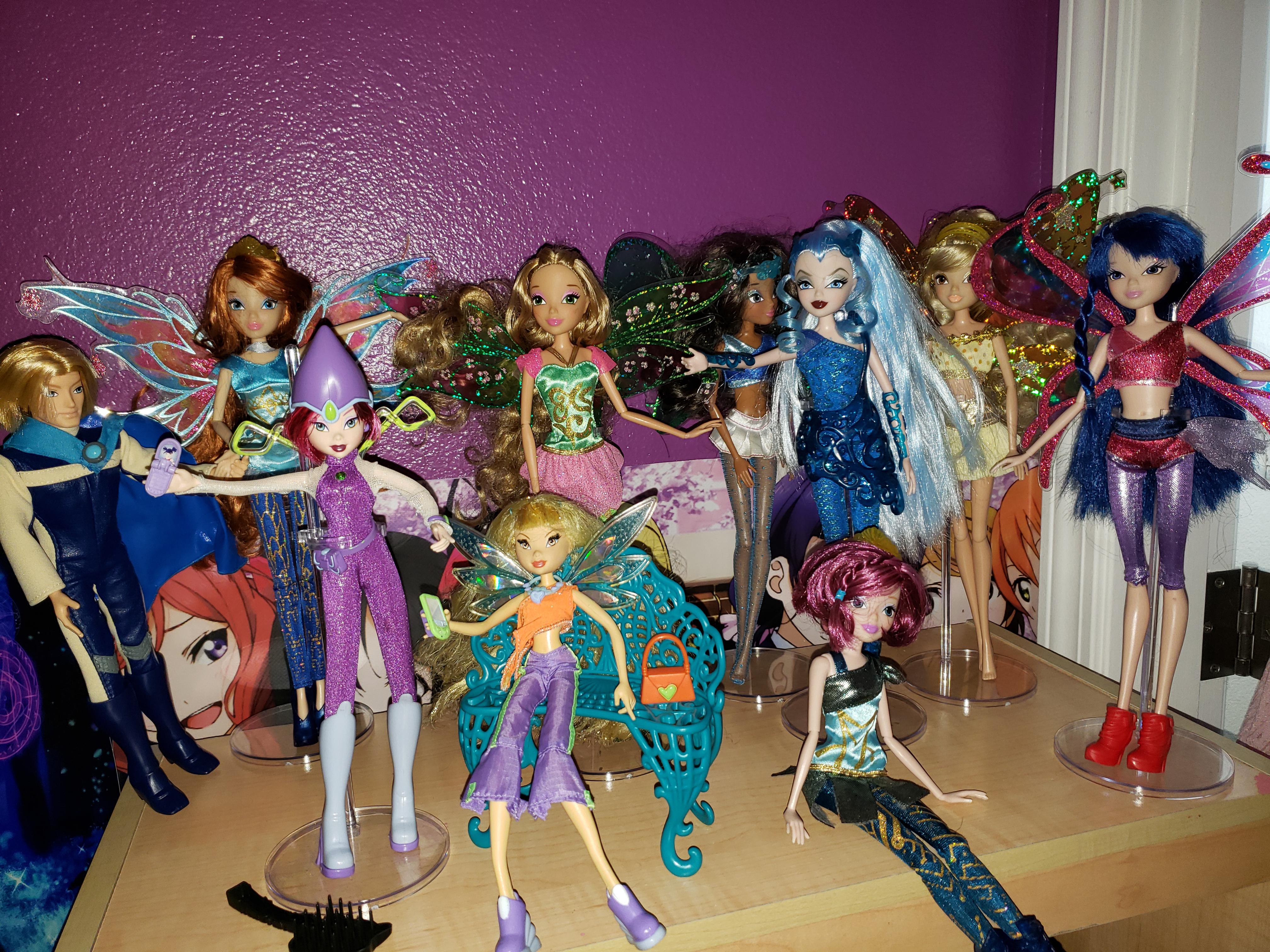 my whole winx collection! most of these dolls i bought firsthand except