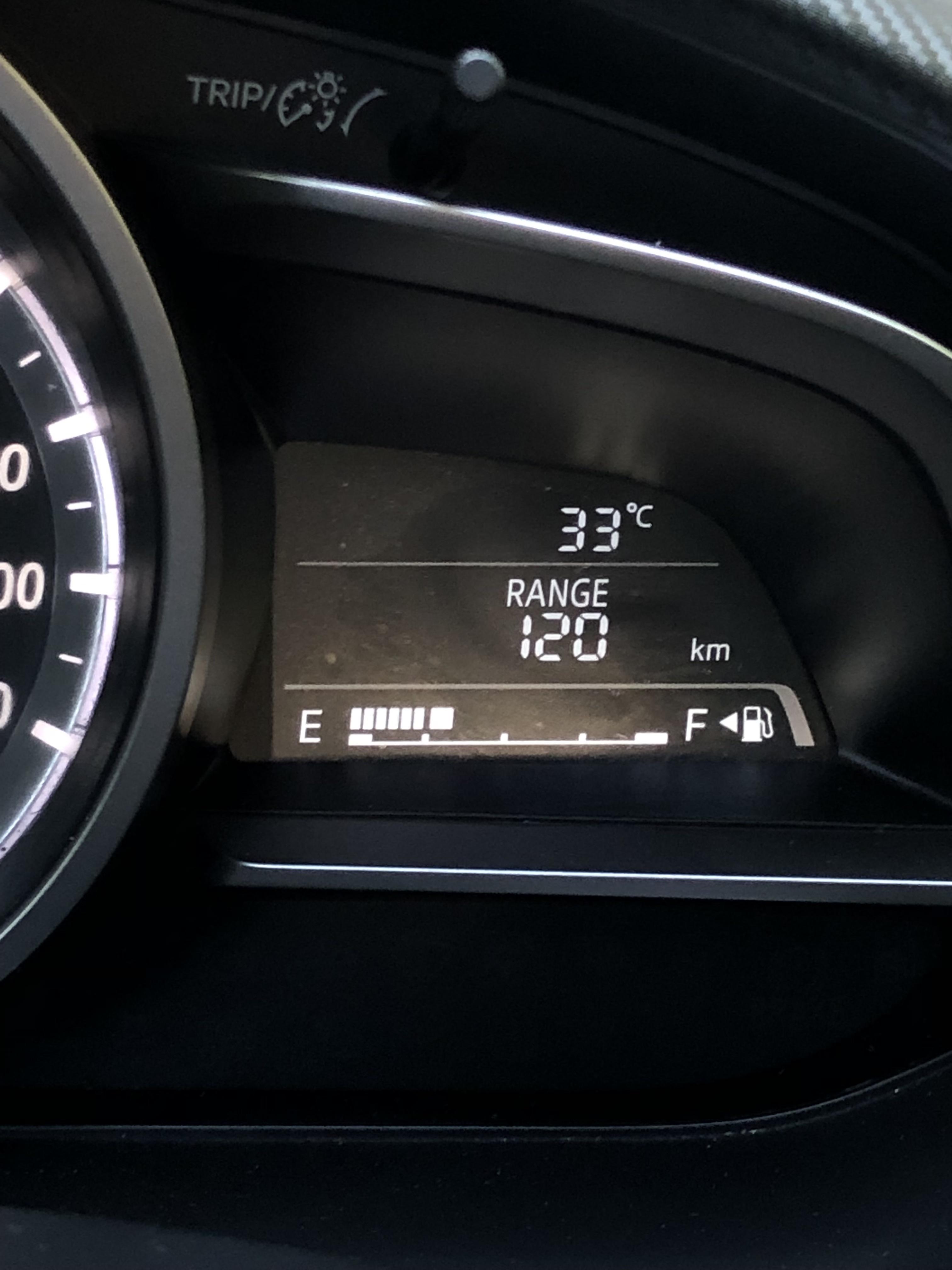 Confused about my range versus fuel gauge on 2016 Mazda CX3 does