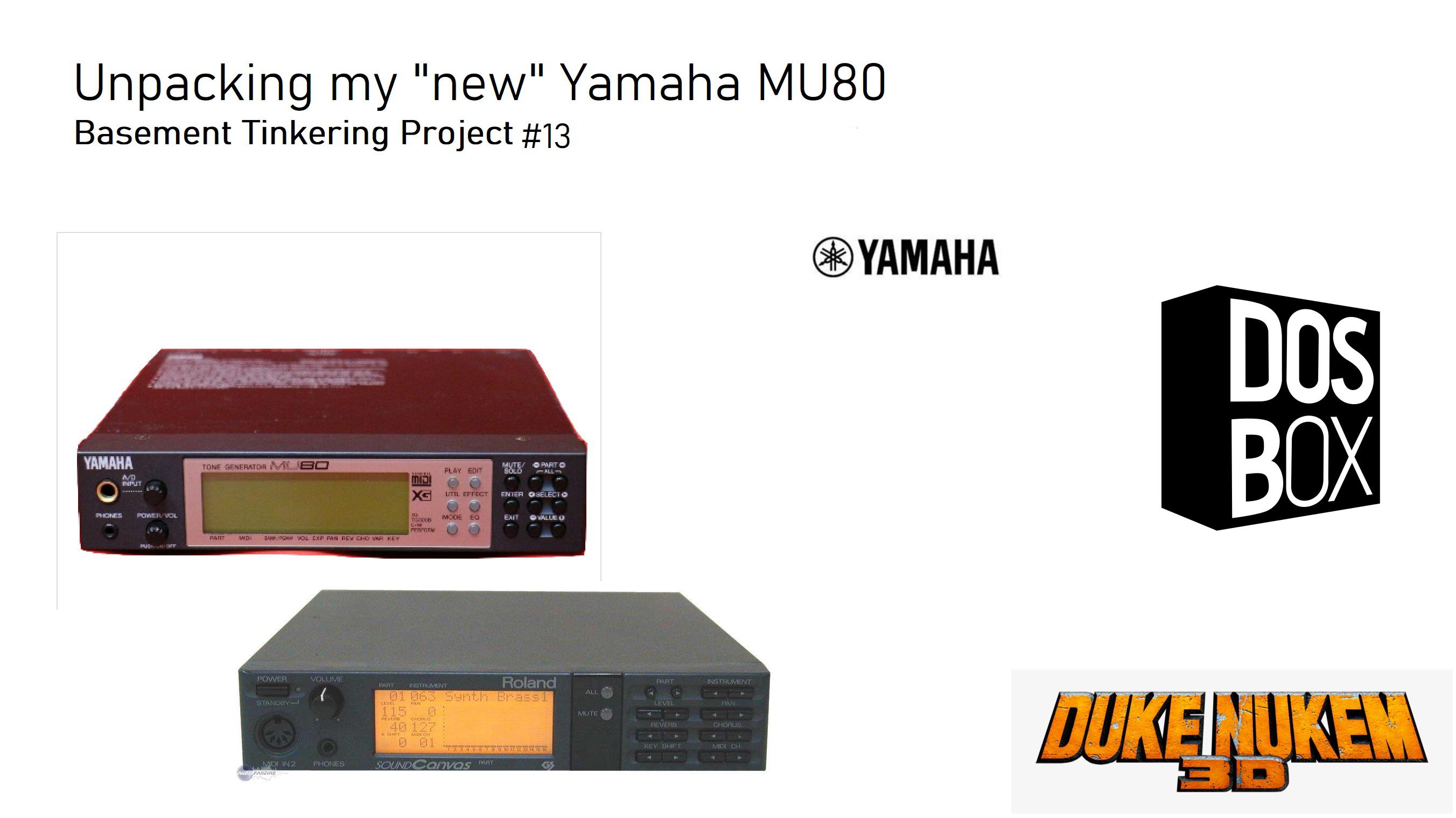 [VIDEO] Unpacking my "new" Yamaha MU80! : r/retrogaming