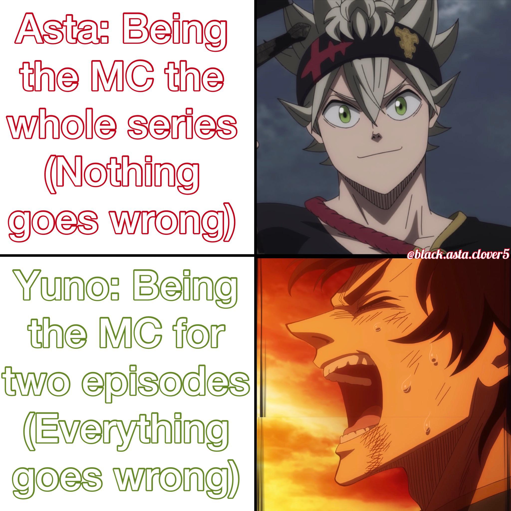 Asta had the easy life but Yuno not so much🤣 (also want to see what