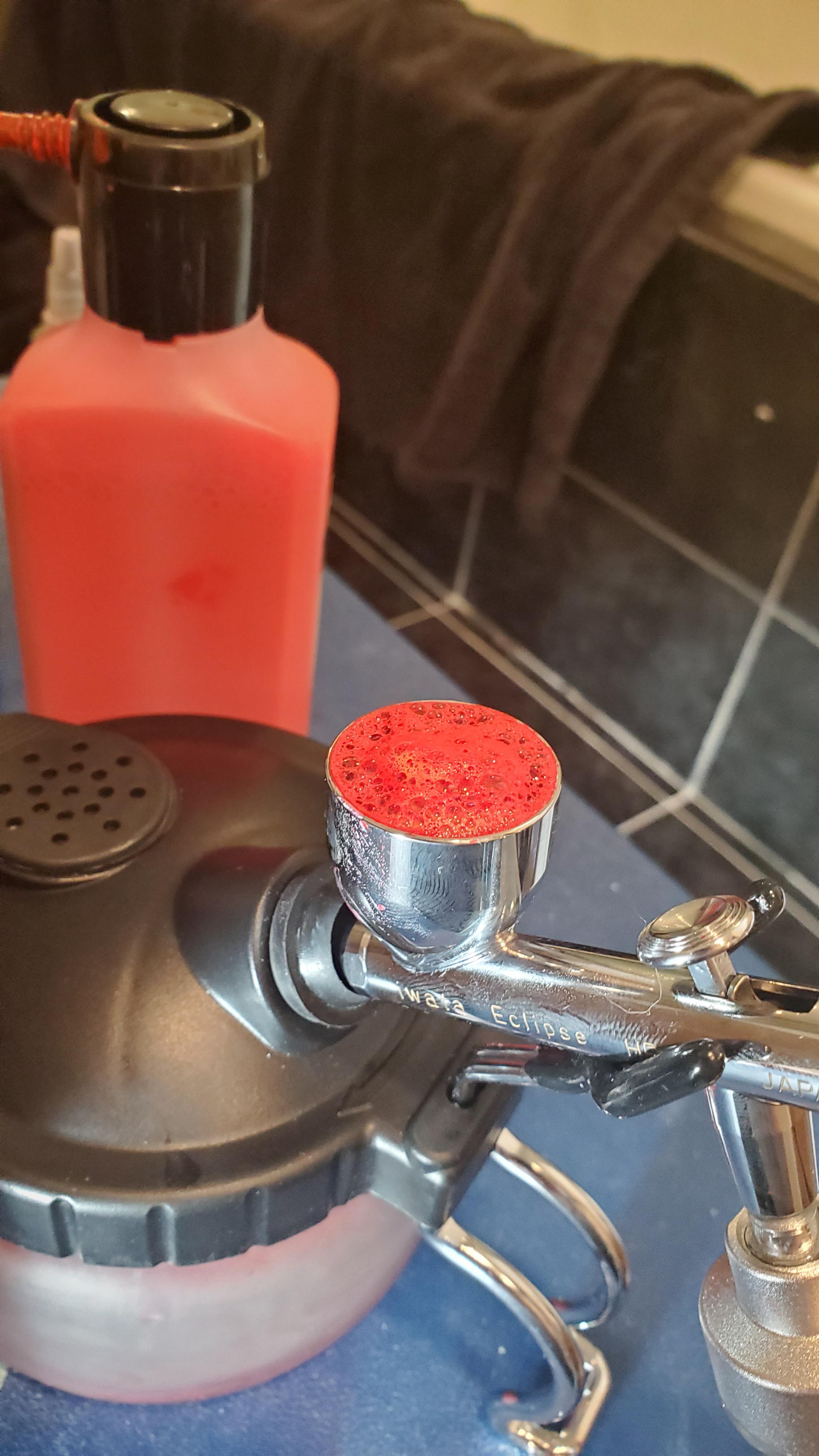 Need help with airbrush tip drying and bubbling r/Warhammer40k