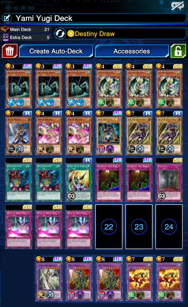 [Deck] My Yami Yugi Deck (Dark Paladin + Gaia) DuelLinks