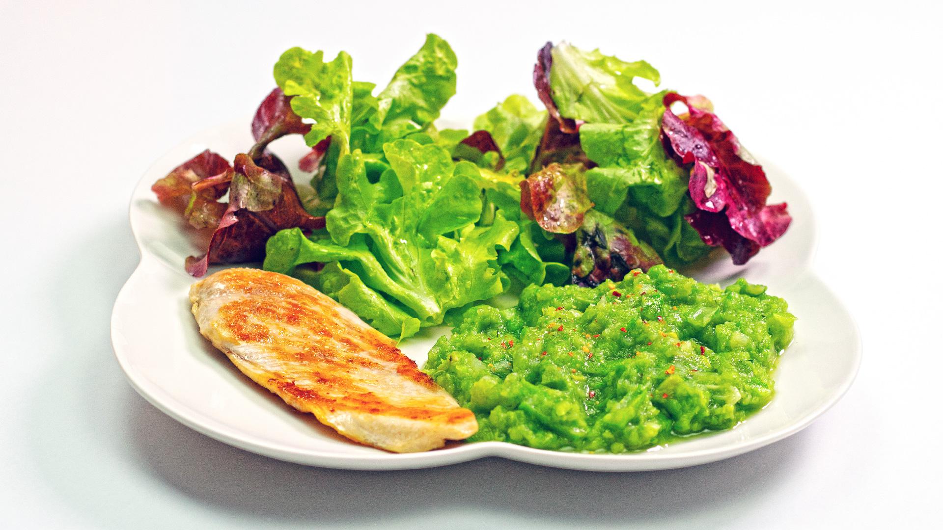 Diet Chicken With Green Puree r/diet