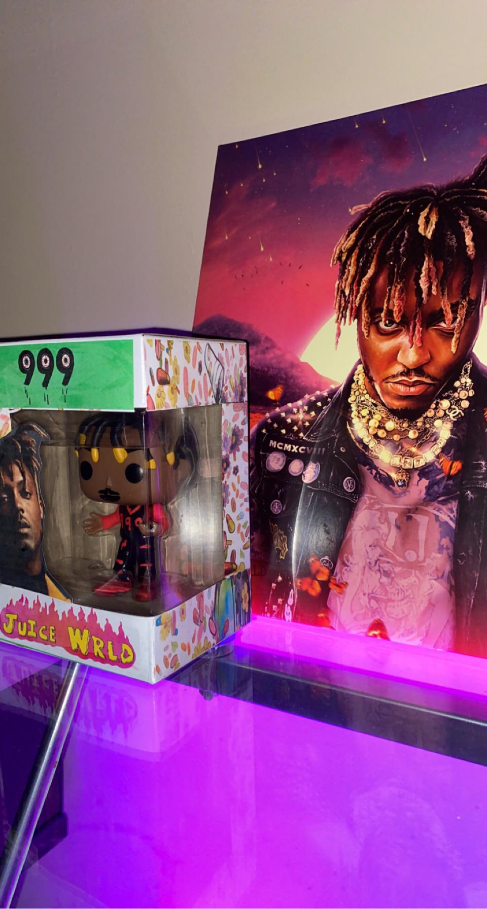 Custom Juice Wrld Funko Pop my girlfriend got me for our anniversary 💜💜