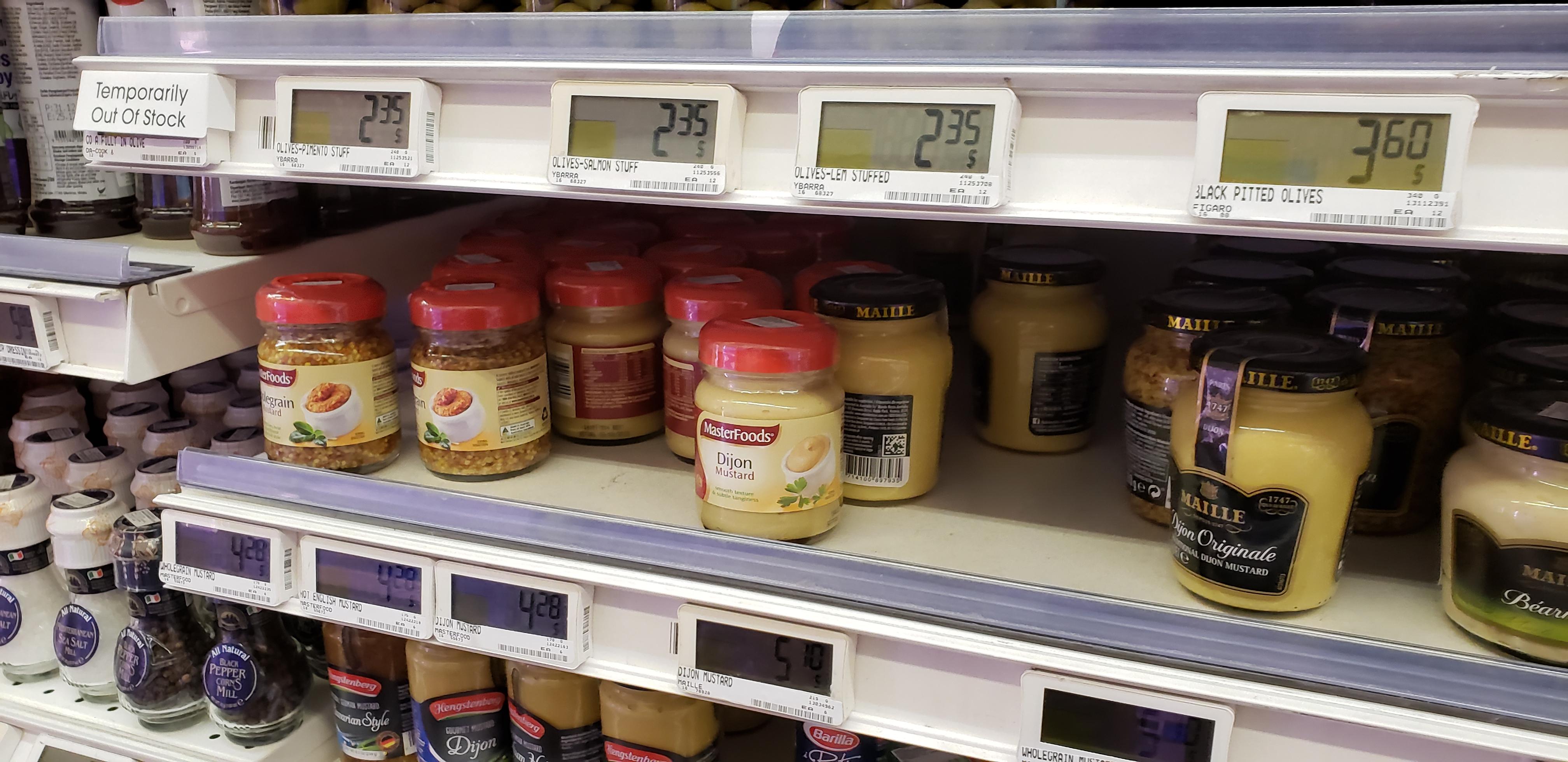 Supermarkets in Singapore uses digital price tags r/mildlyinteresting