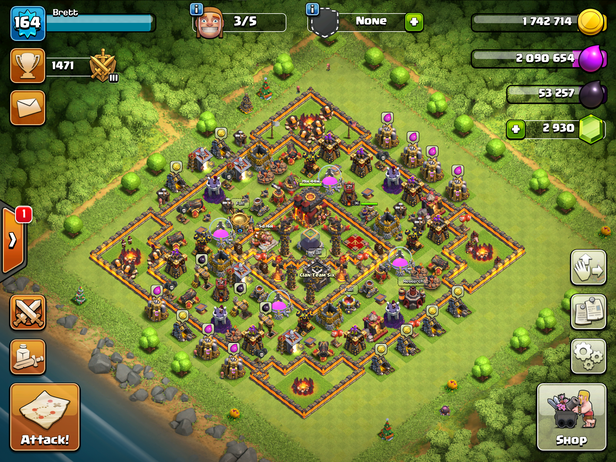 coc max levels th10 max level troops for th10 Brandma