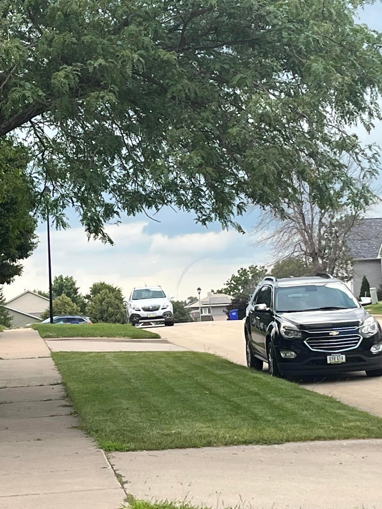 North Liberty, Iowa yesterday. r/tornado