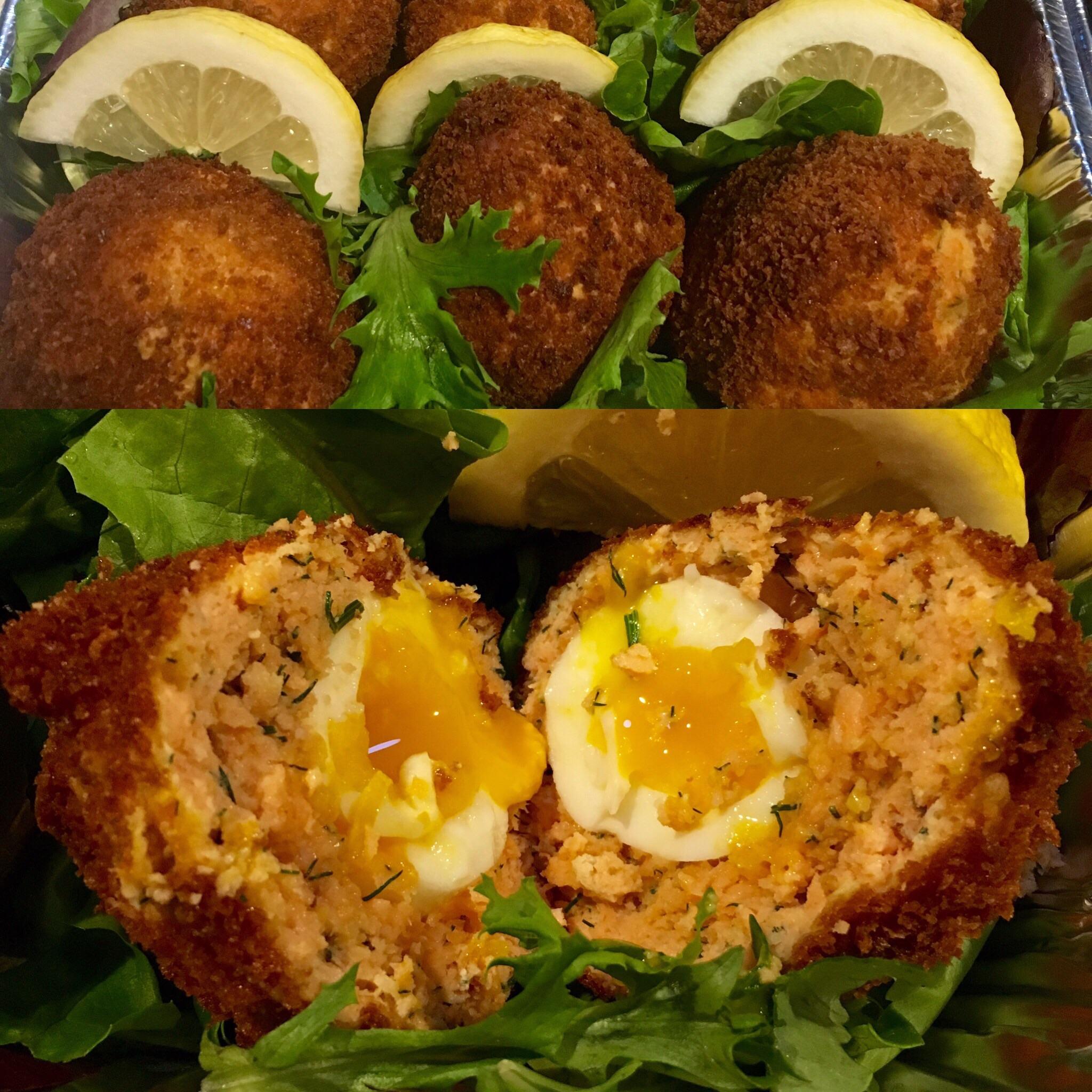 [Homemade] Salmon Scotch Eggs r/food