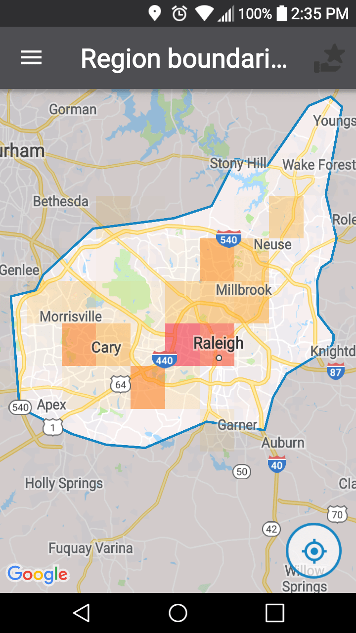 Is GrubHub now showing a heat map? r/couriersofreddit