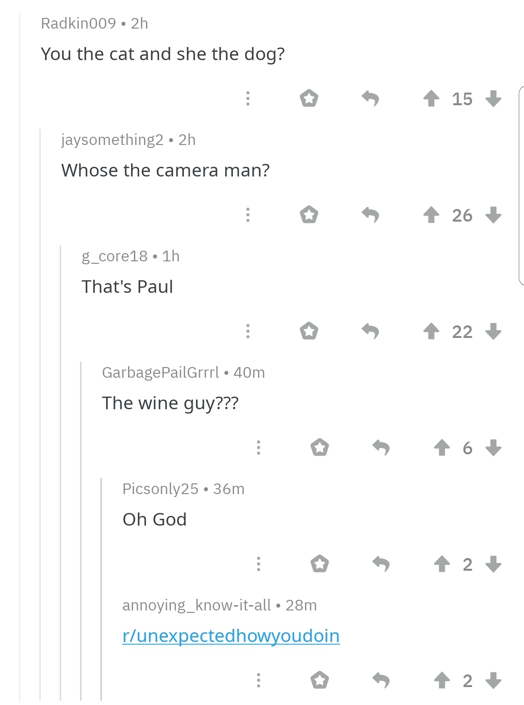 Paul "the wine guy"?!? r/Unexpectedfriends