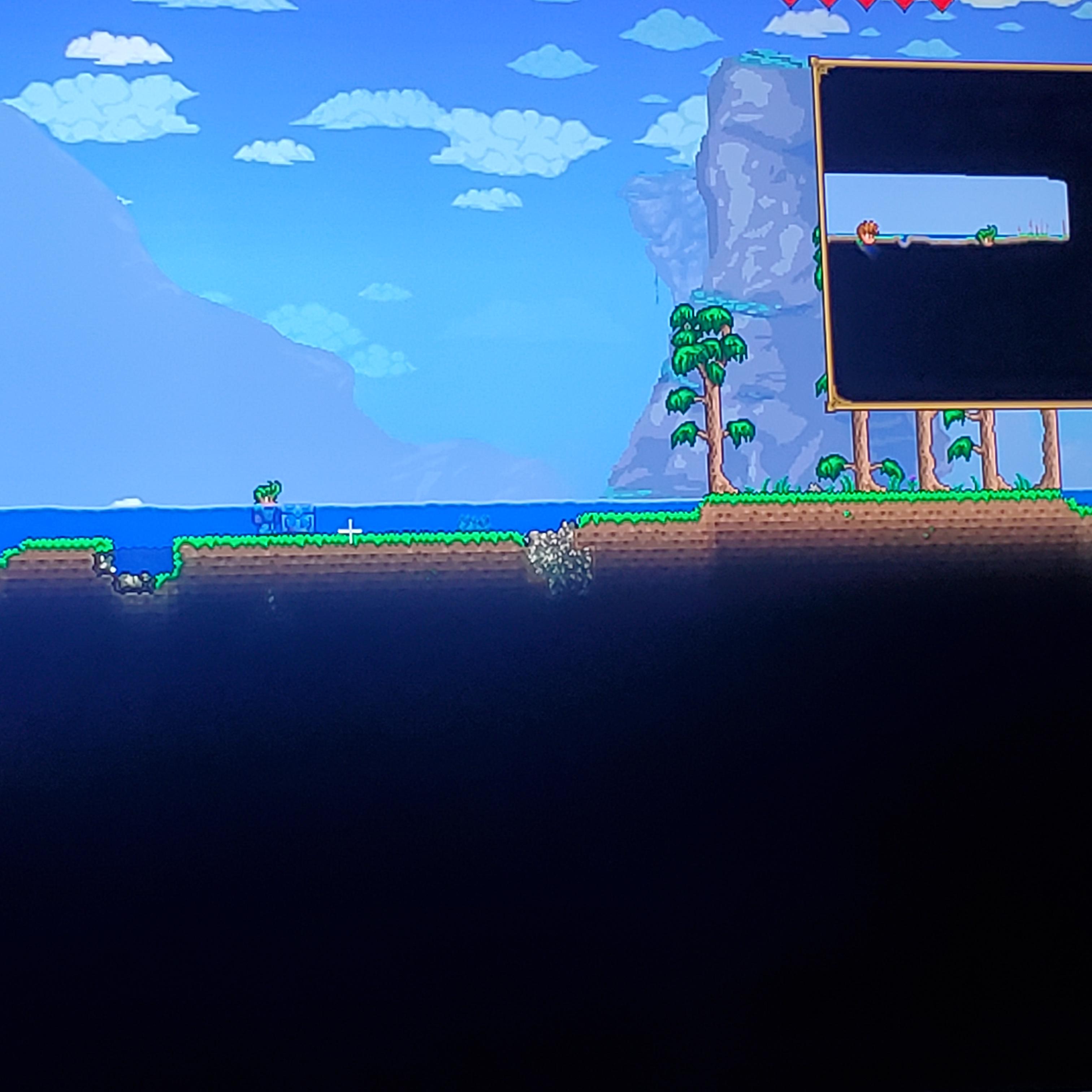 Another rare find? Spawn area flooded causing water chest at start. r