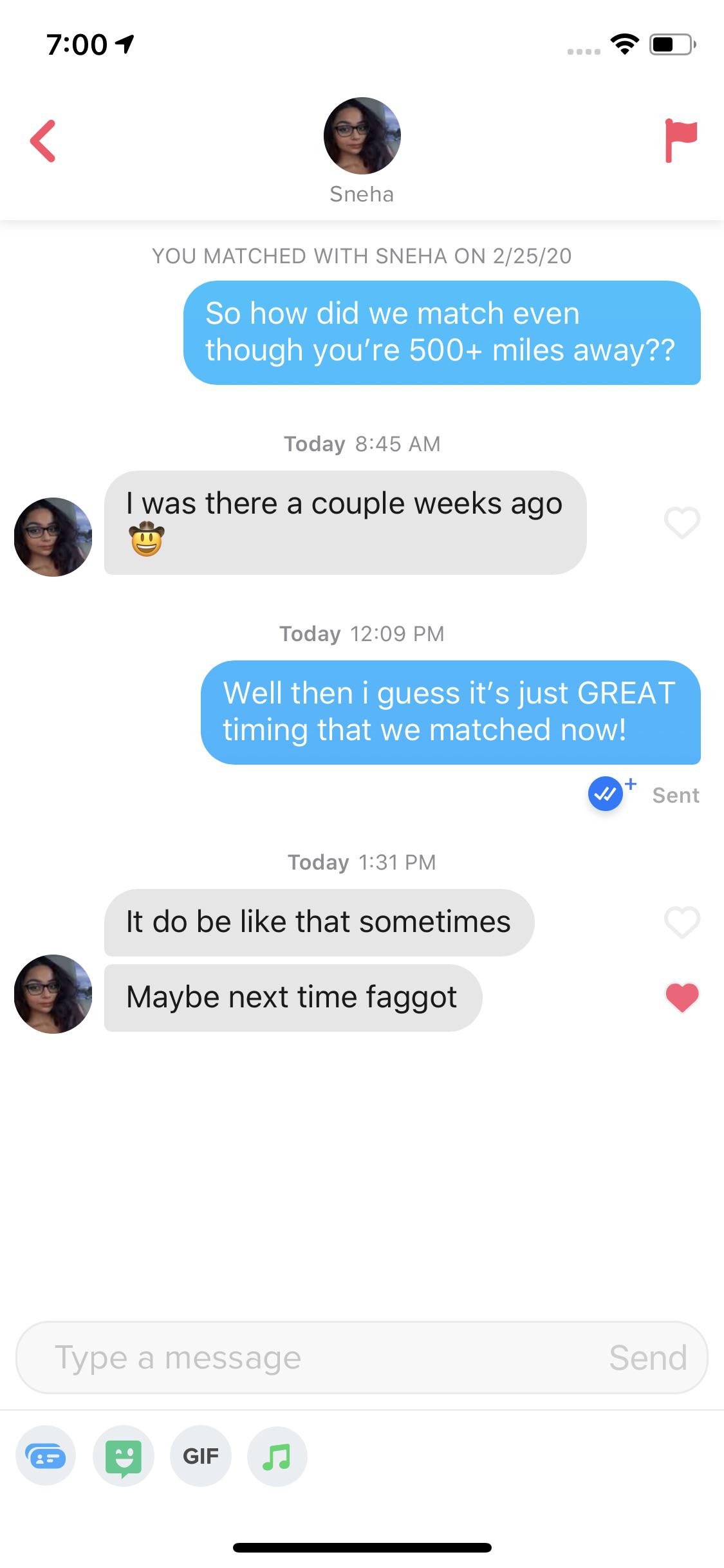 Classic case of “right person, wrong time” I guess r/Tinder