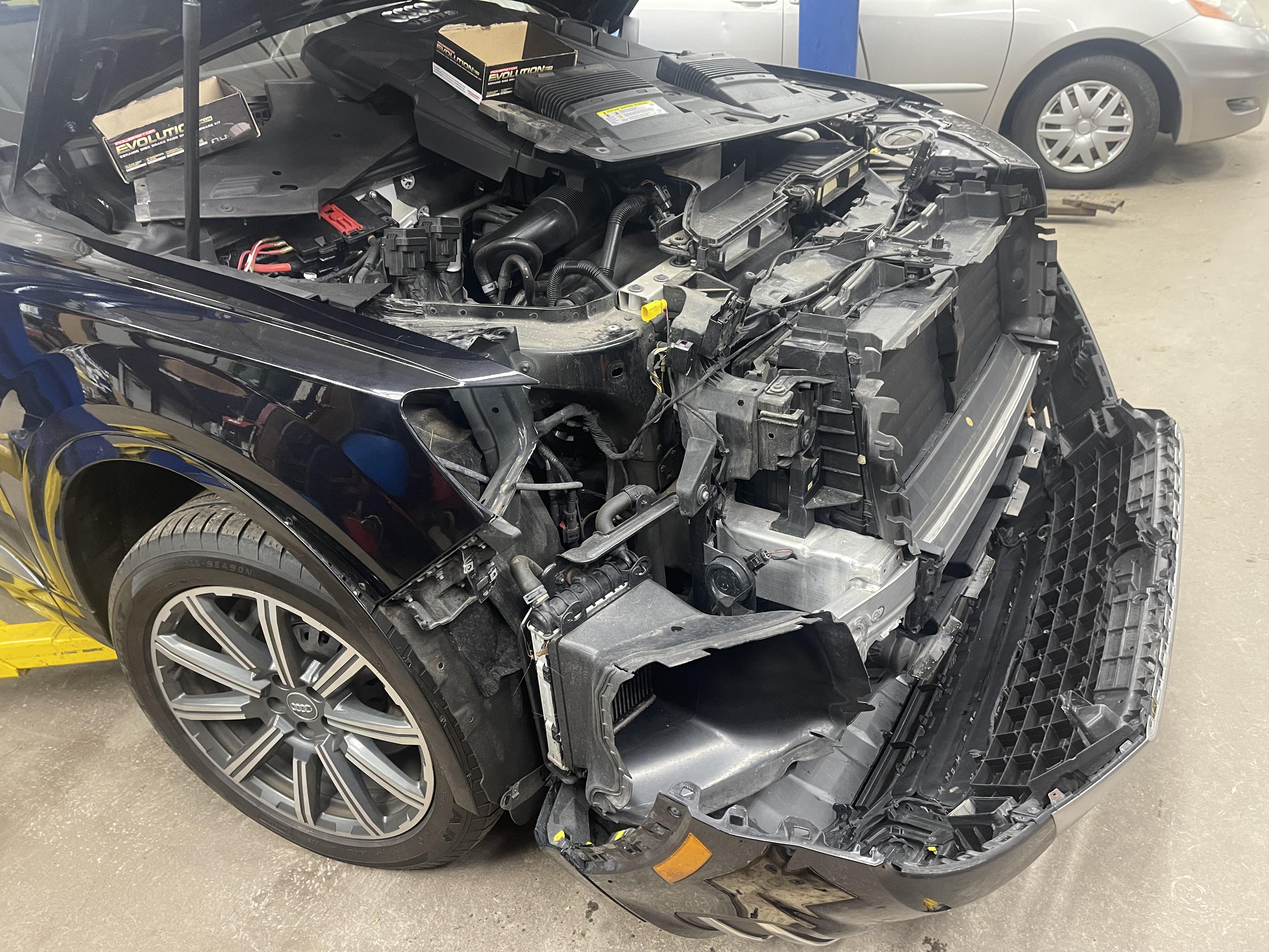 2017 Audi. Two headlight bulbs. 1,000 parts and labor. r