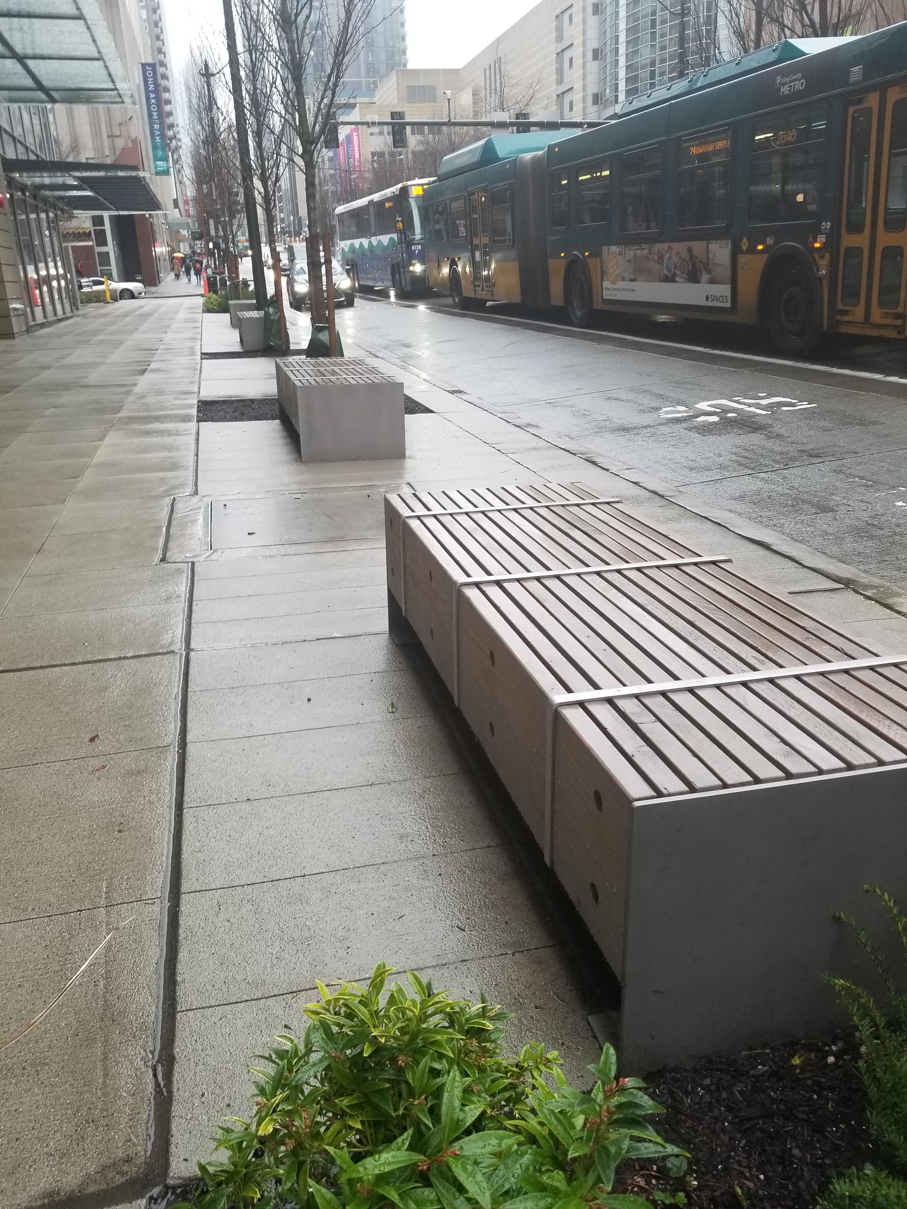 "Skate stops" Seattle HostileArchitecture