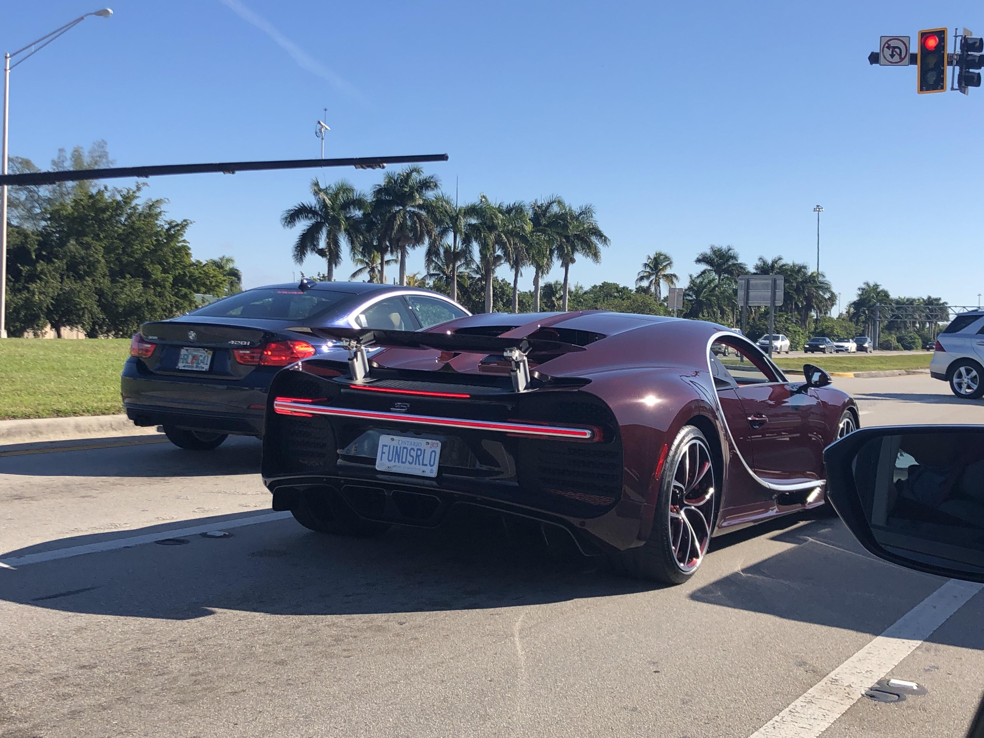 Spotted in the wild in FL Bugatti r/carporn
