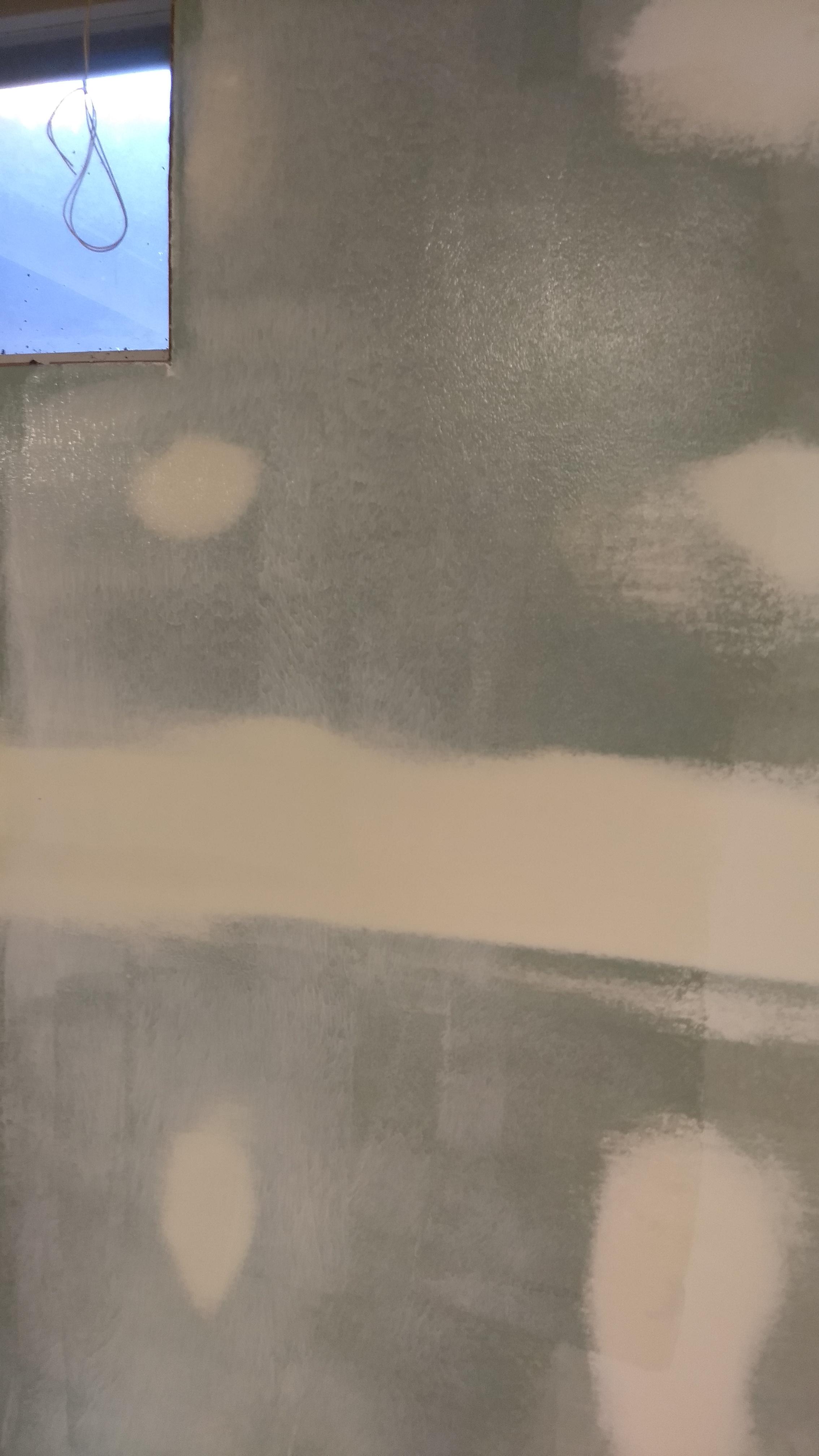 Wall Prep before painting? Paint appears to go on light, is it green