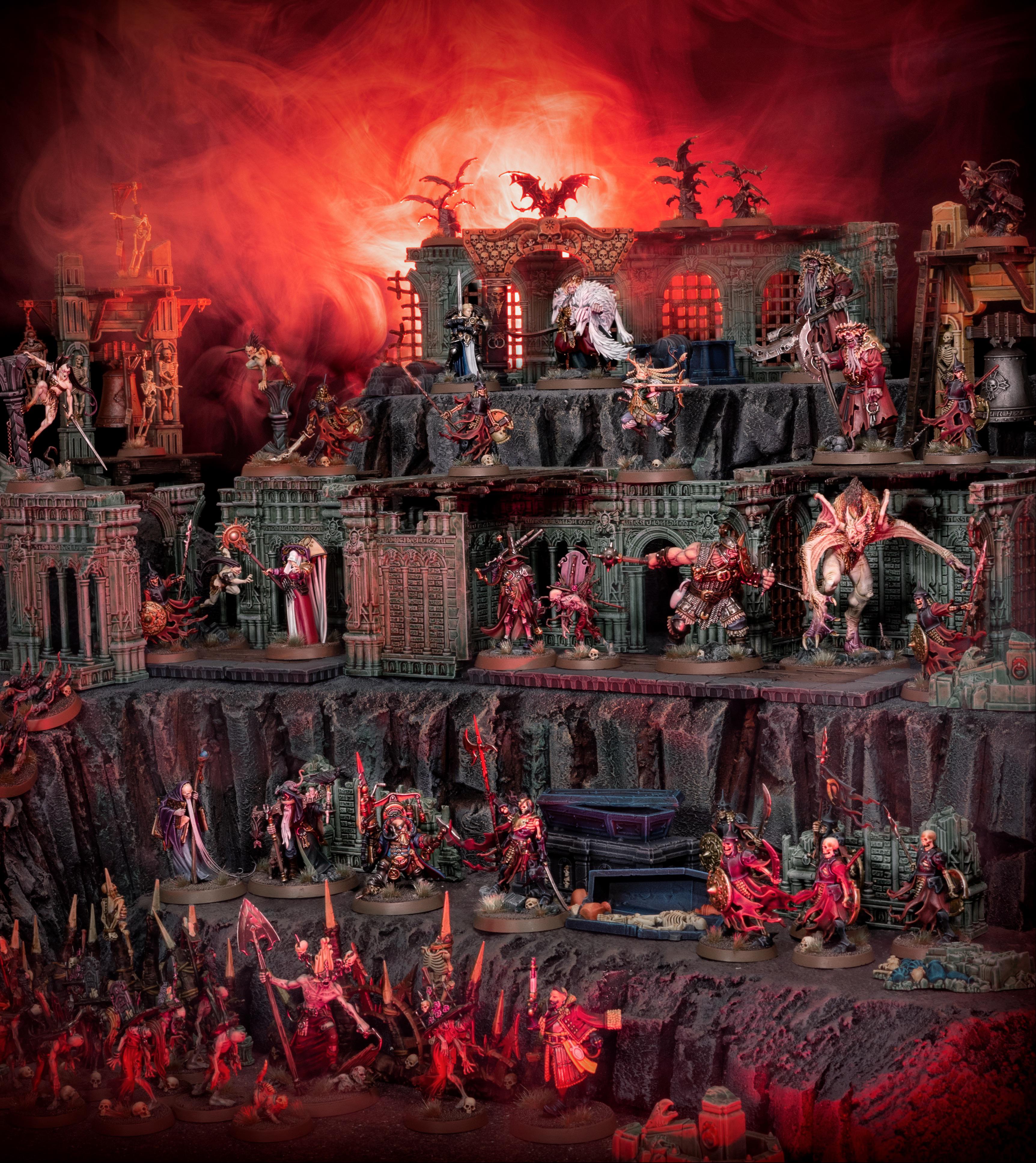 I finished painting my Cursed City set yesterday so spent the morning